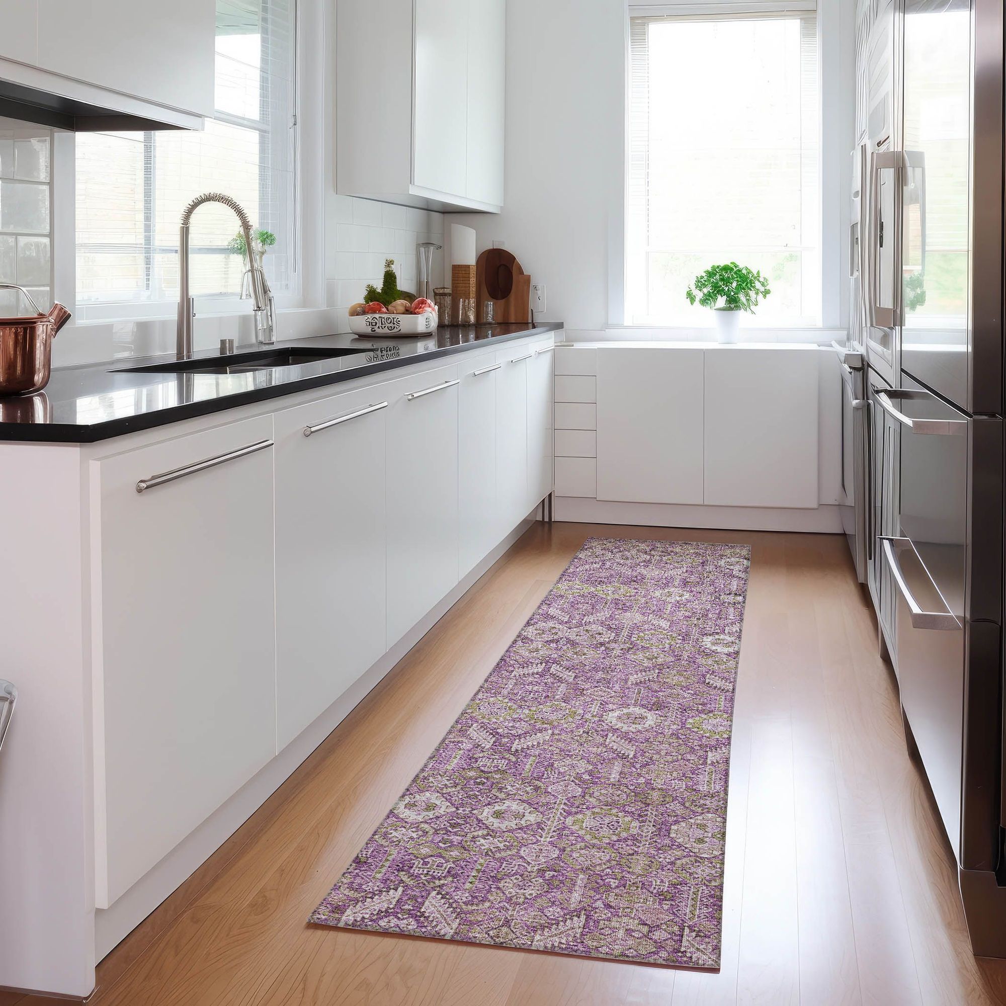 Machine Made ACN574 Lavender Purple Rugs #color_lavender purple