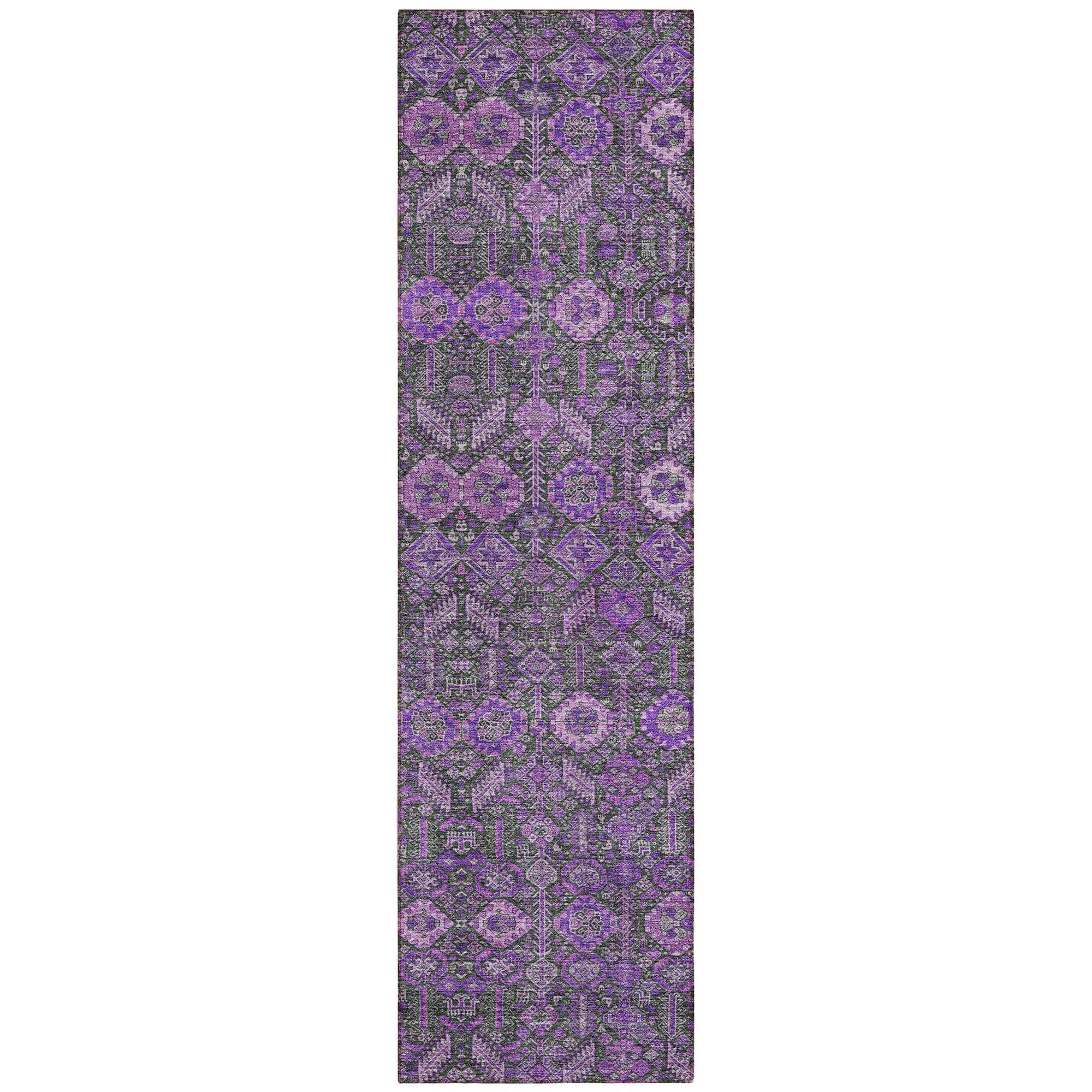 Machine Made ACN574 Purple  Rugs #color_purple 