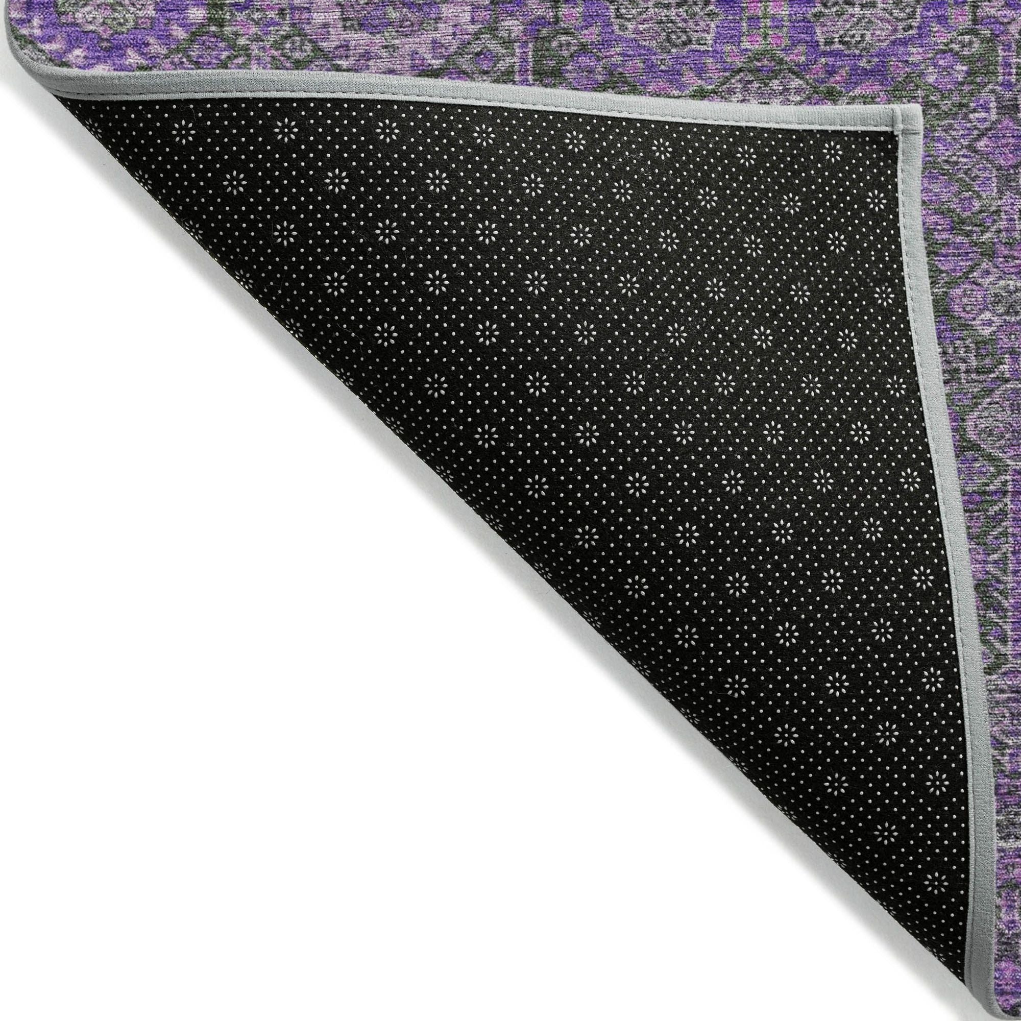 Machine Made ACN574 Purple  Rugs #color_purple 