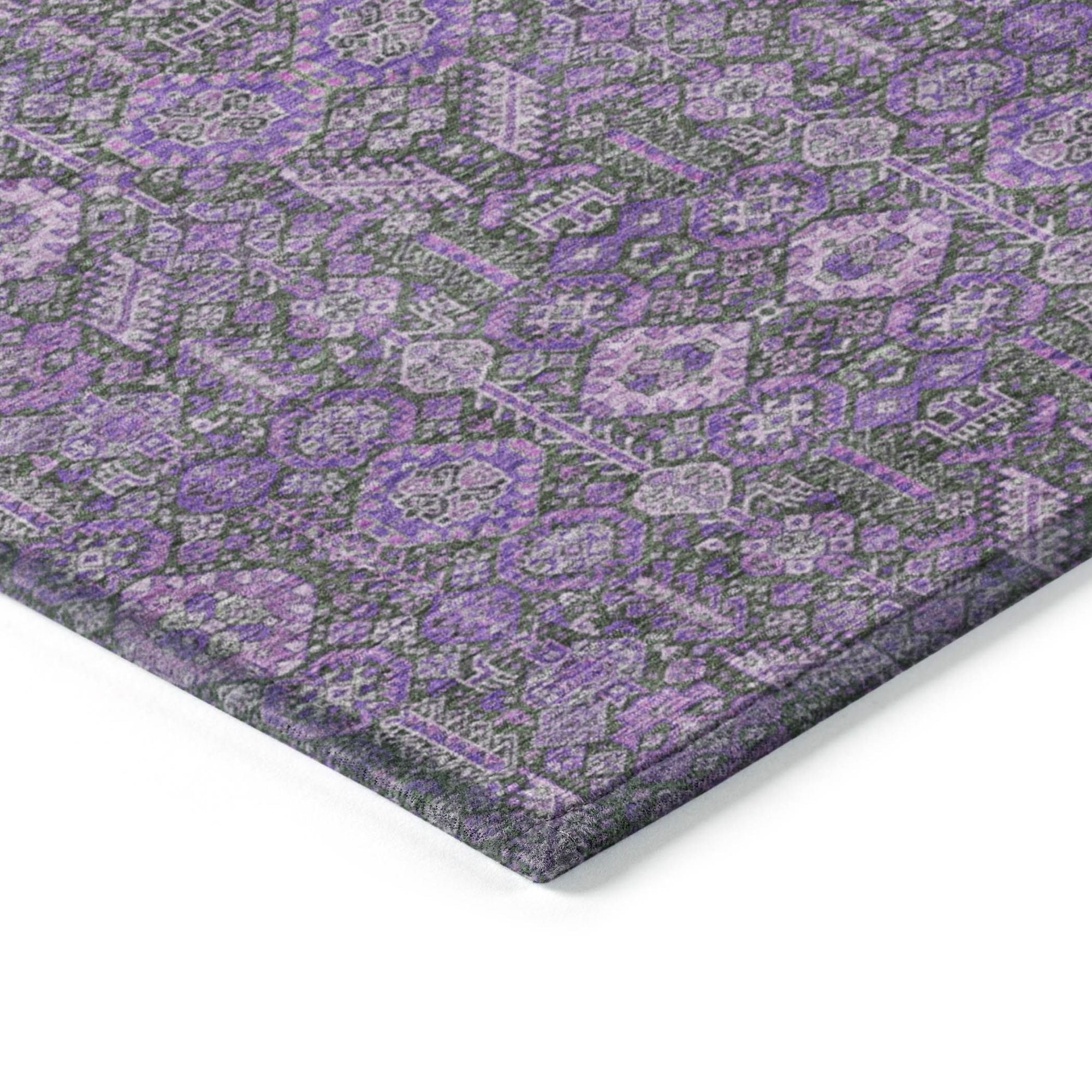 Machine Made ACN574 Purple  Rugs #color_purple 