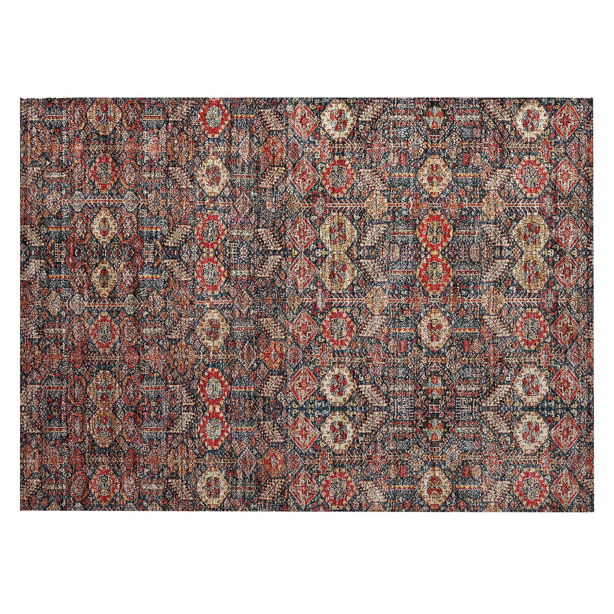 Machine Made ACN574 Red  Rugs #color_red 