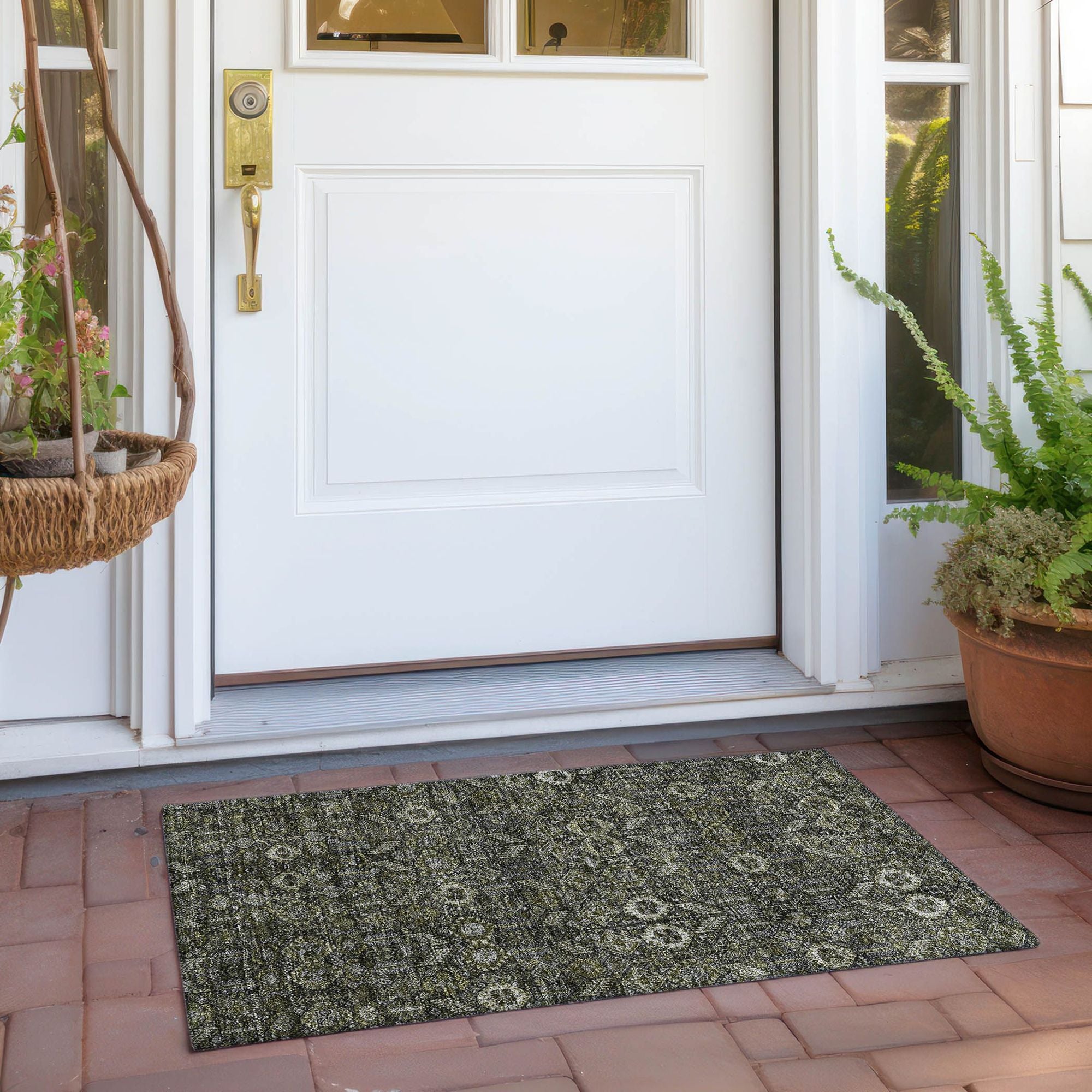 Machine Made ACN574 Taupe Brown Rugs #color_taupe brown