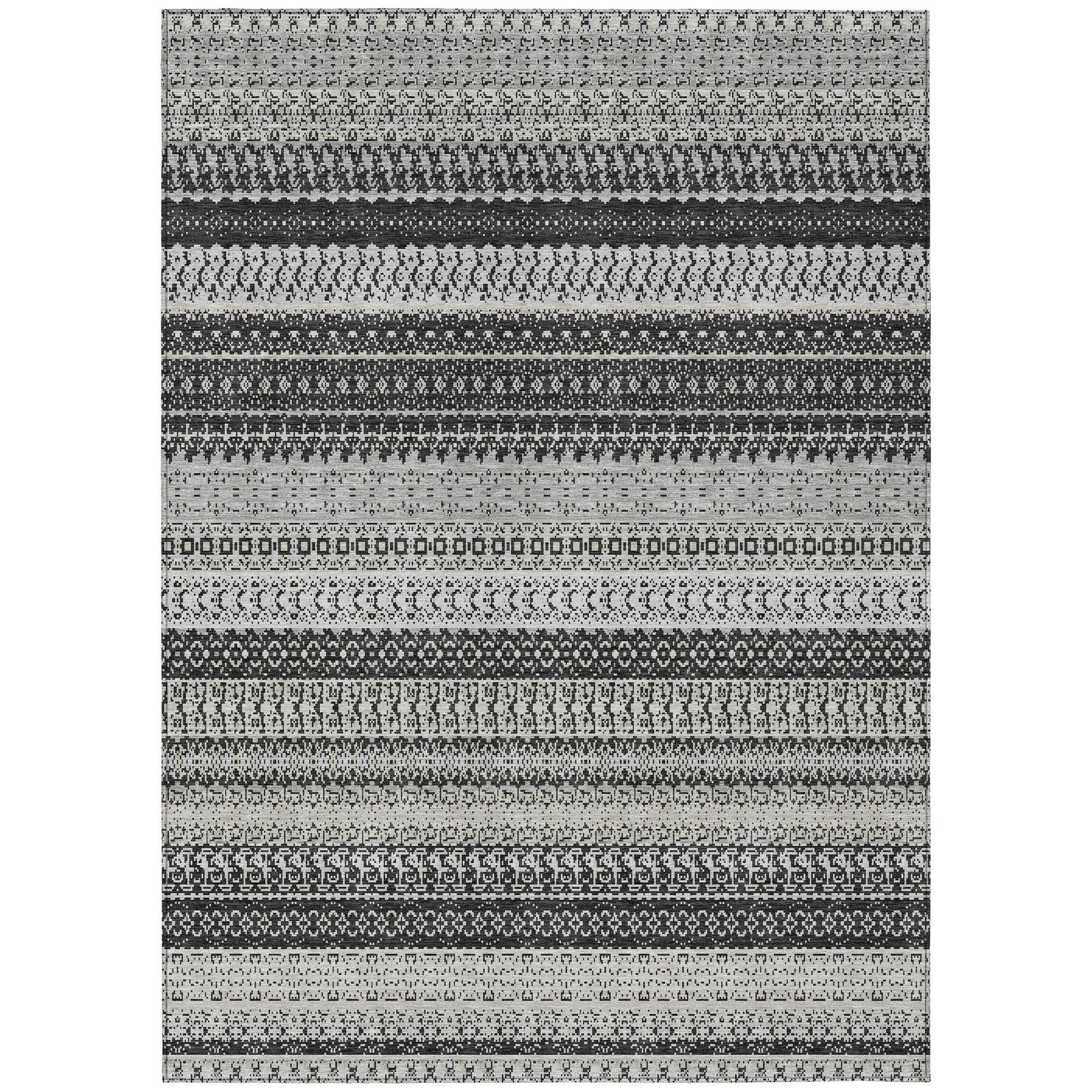 Machine Made ACN576 Black  Rugs #color_black 