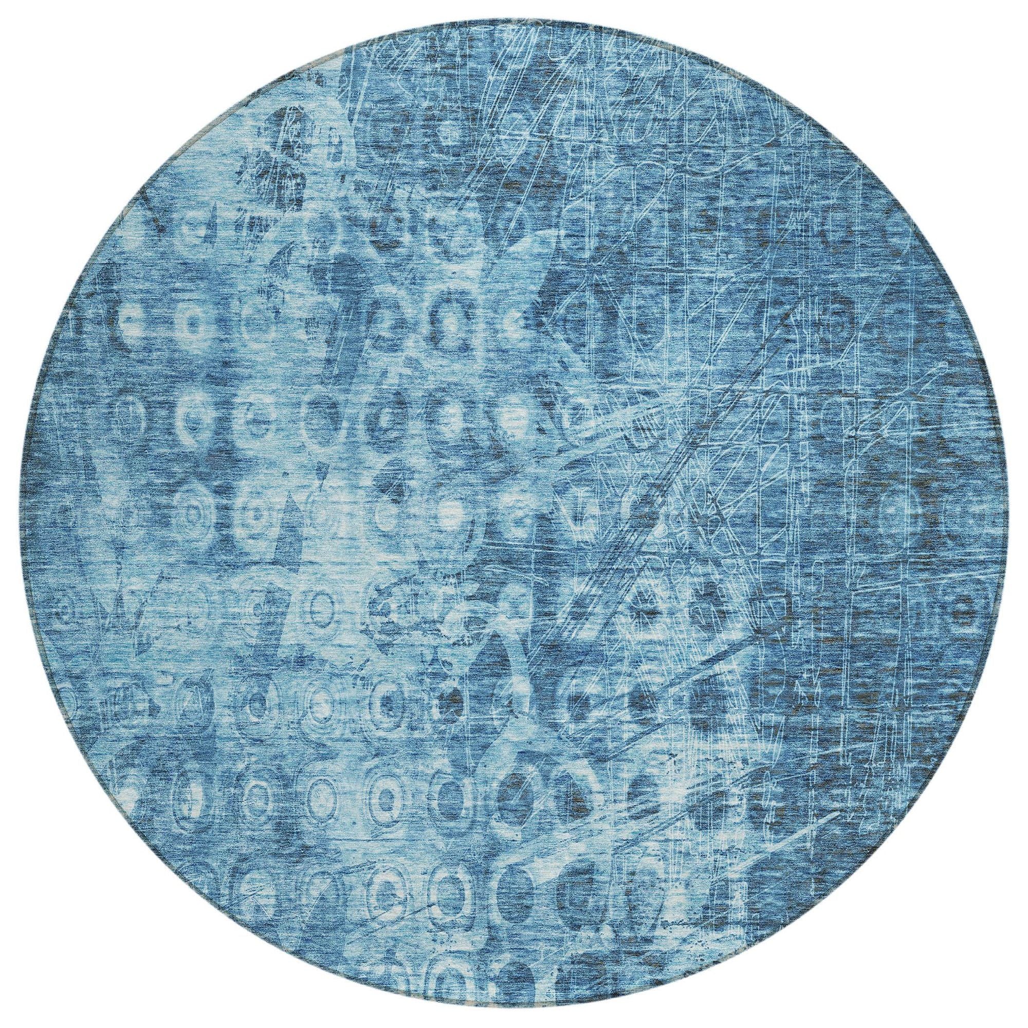 Machine Made ACN577 Blue  Rugs #color_blue 