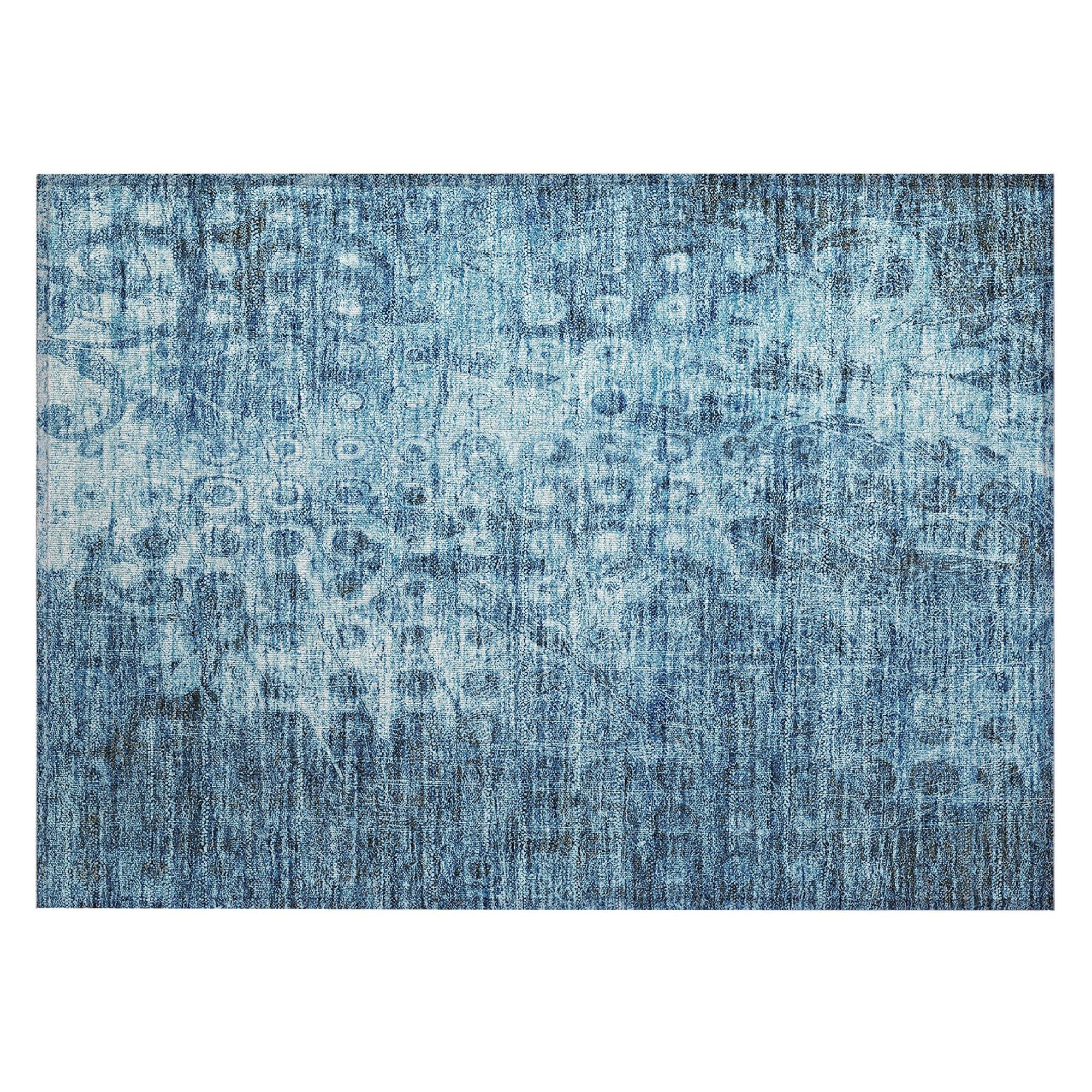 Machine Made ACN577 Blue  Rugs #color_blue 