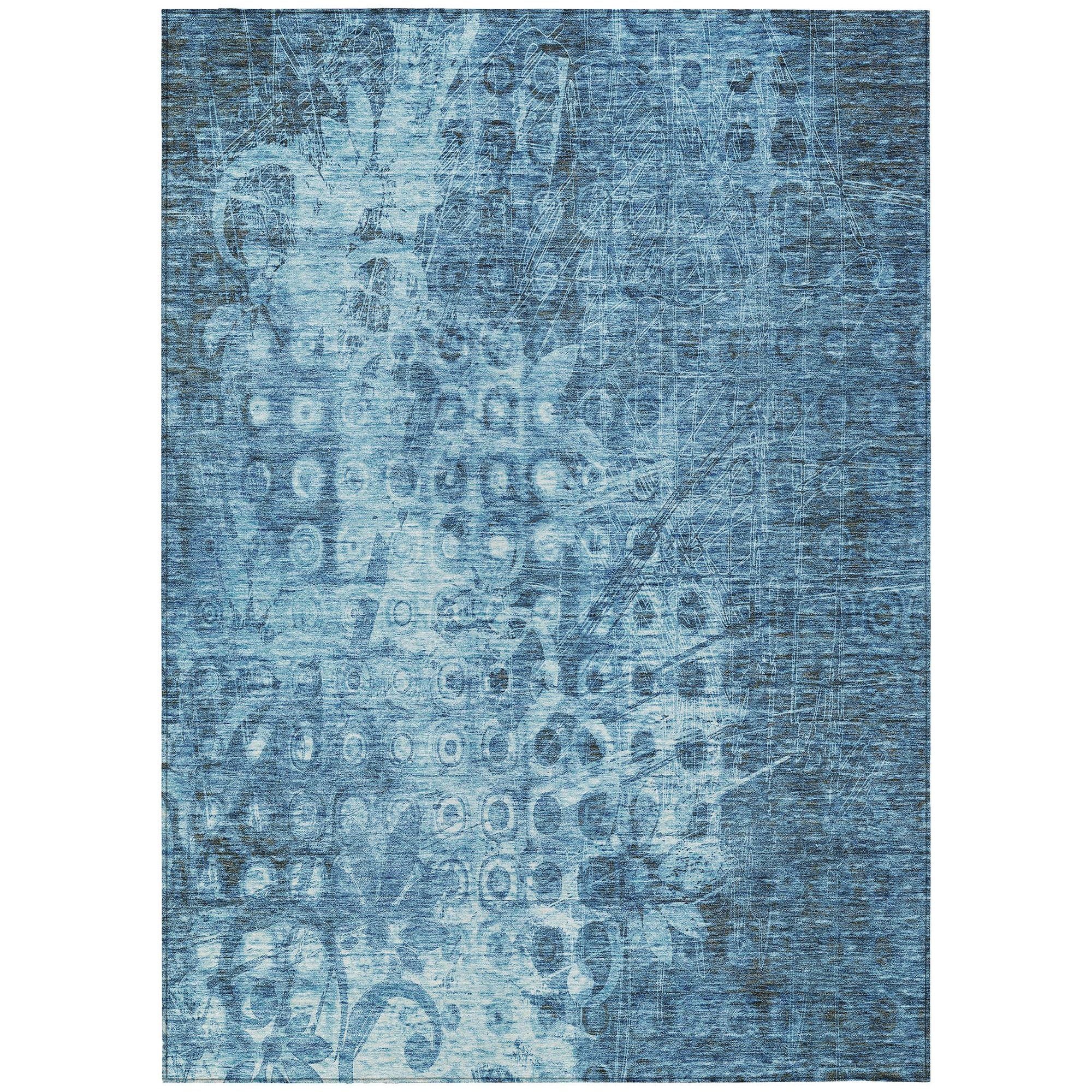 Machine Made ACN577 Blue  Rugs #color_blue 