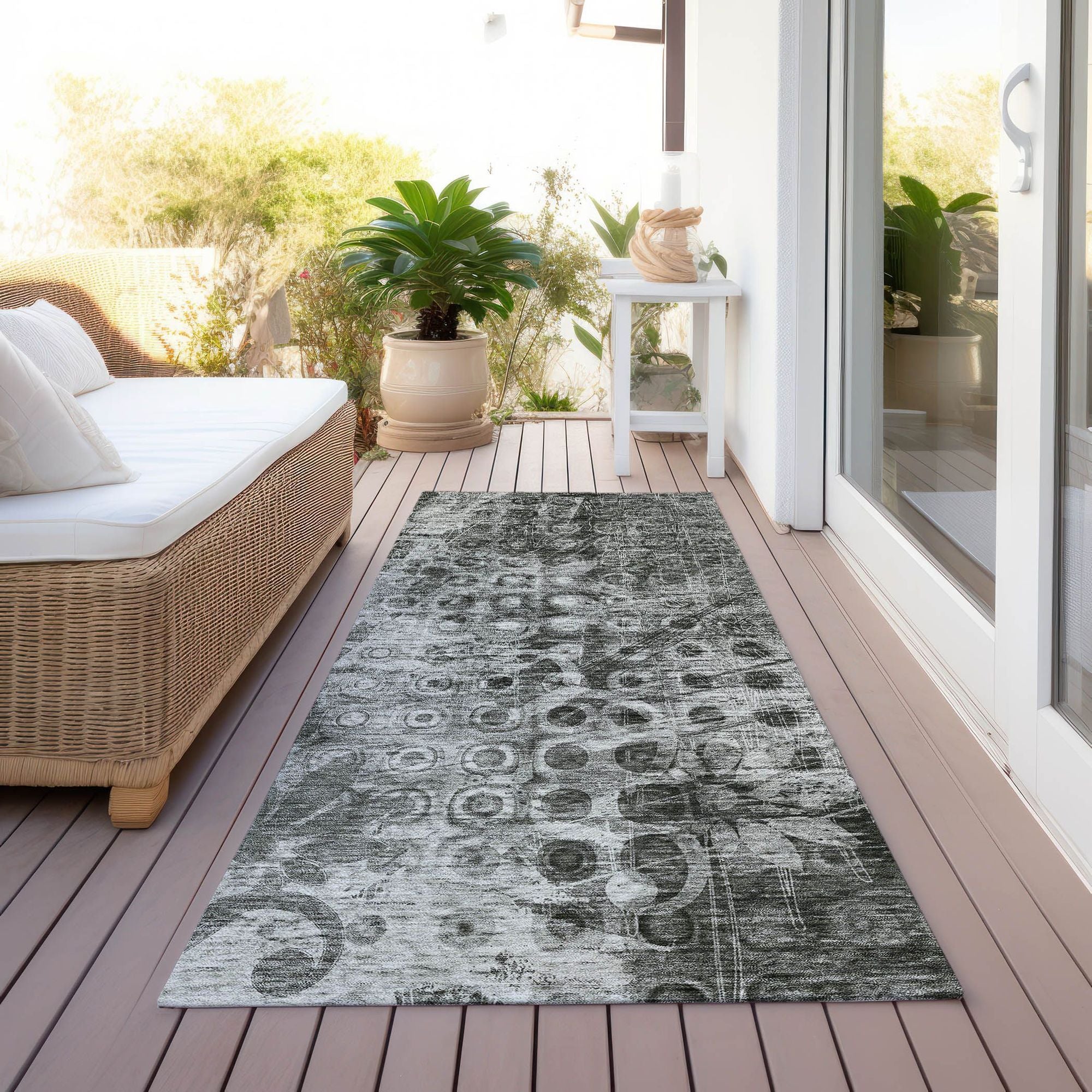 Machine Made ACN577 Charcoal Gray Rugs #color_charcoal gray