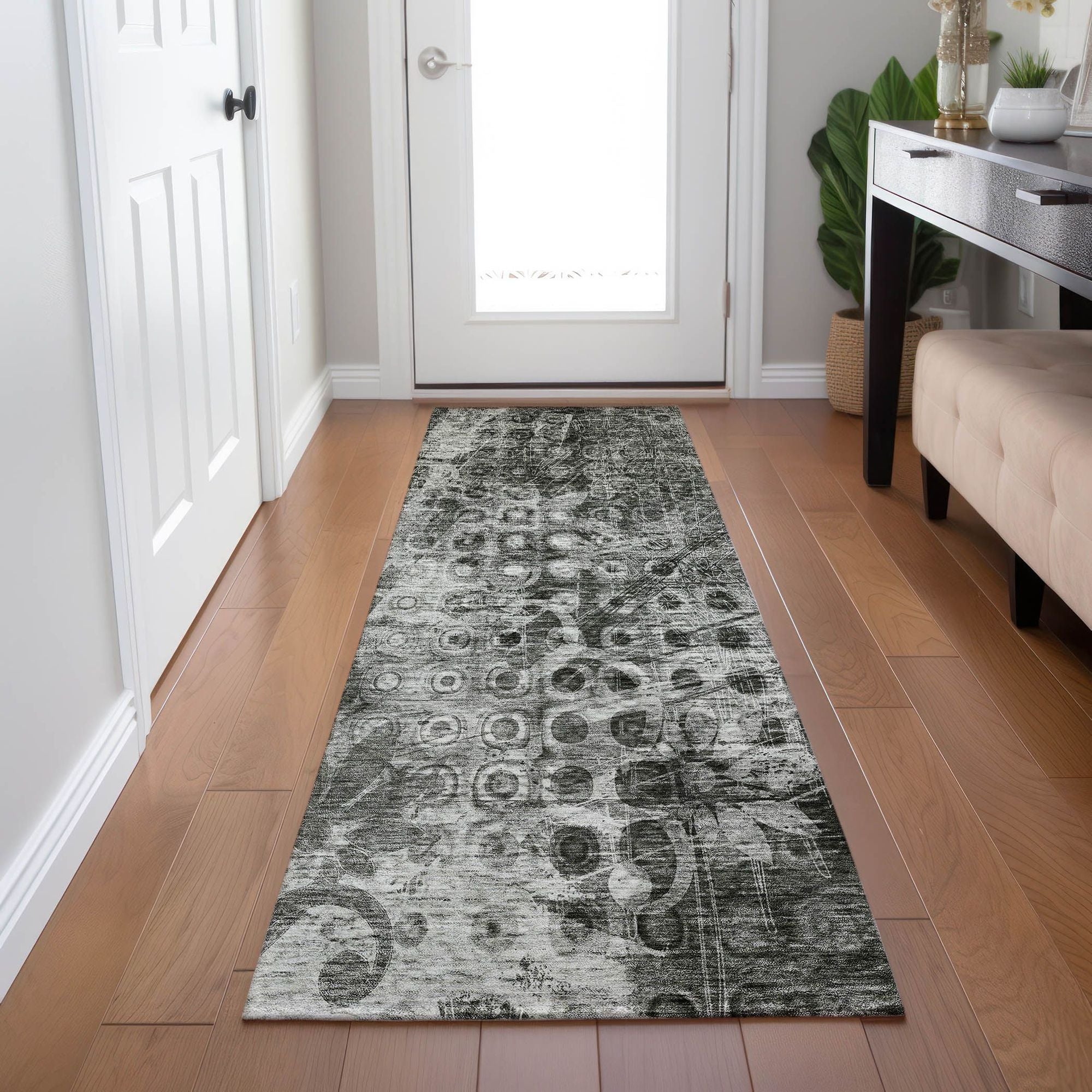 Machine Made ACN577 Charcoal Gray Rugs #color_charcoal gray