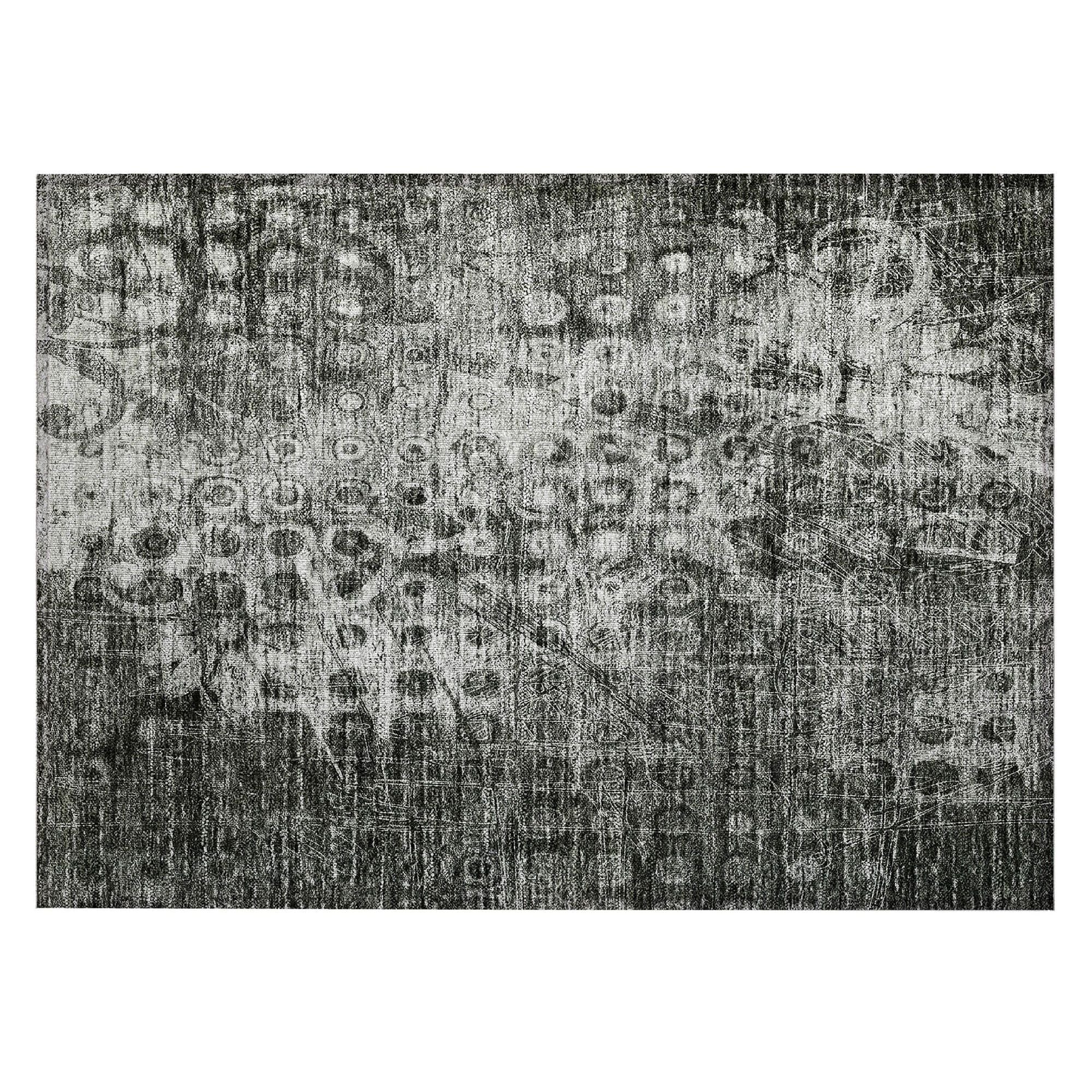 Machine Made ACN577 Charcoal Gray Rugs #color_charcoal gray