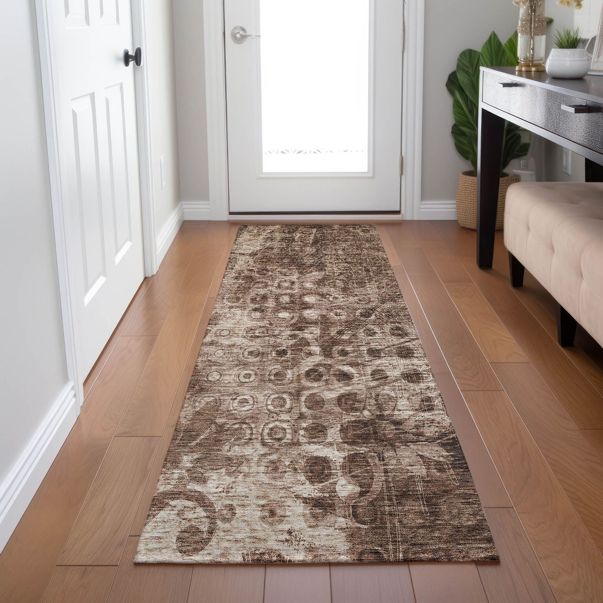 Machine Made ACN577 Chocolate Brown Rugs #color_chocolate brown