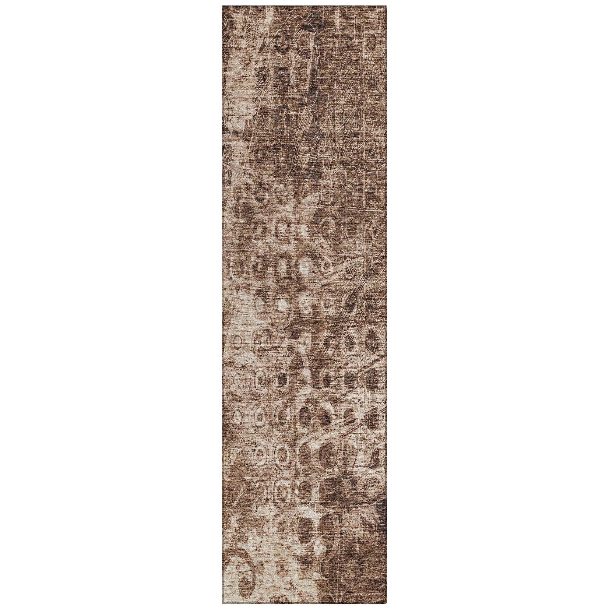 Machine Made ACN577 Chocolate Brown Rugs #color_chocolate brown