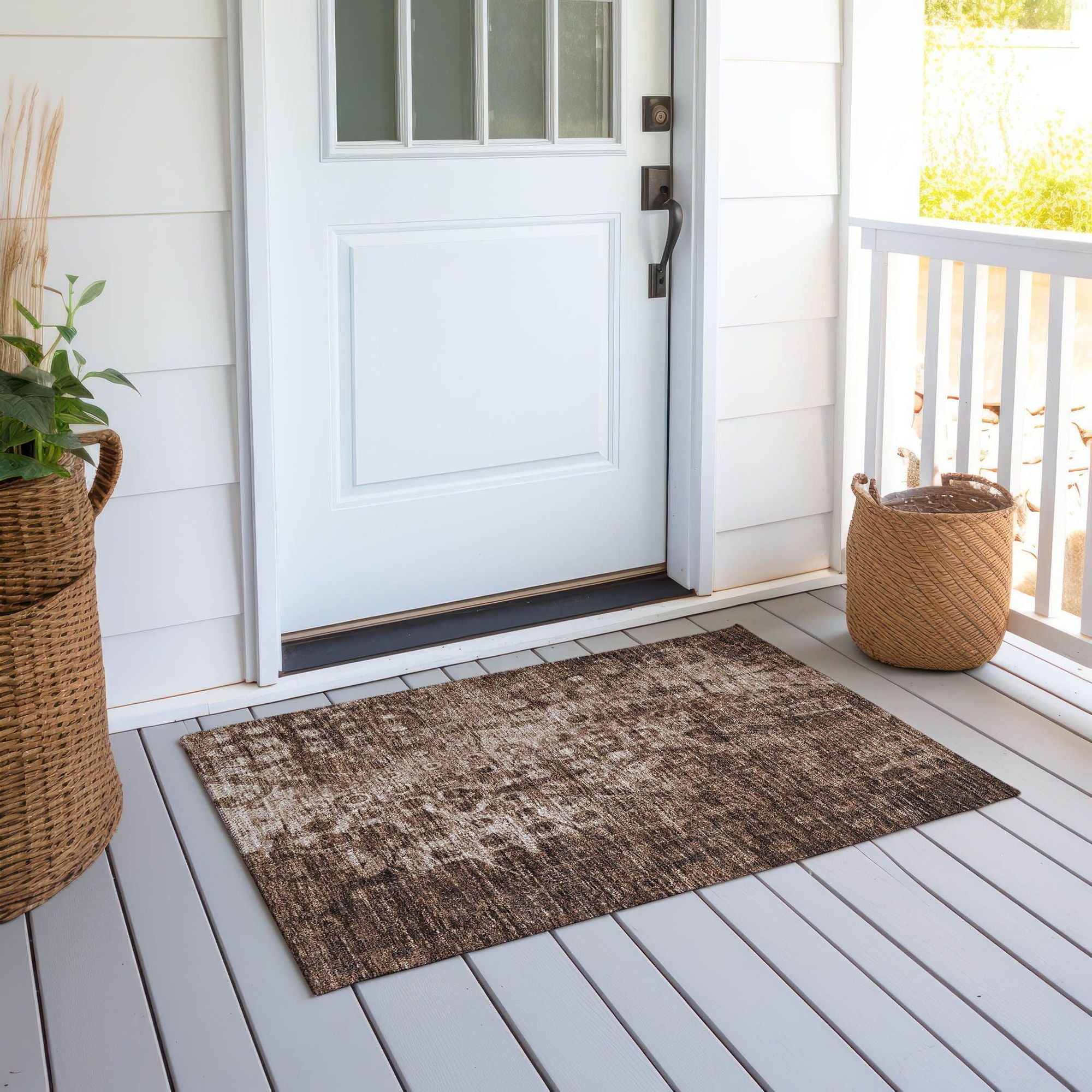 Machine Made ACN577 Chocolate Brown Rugs #color_chocolate brown