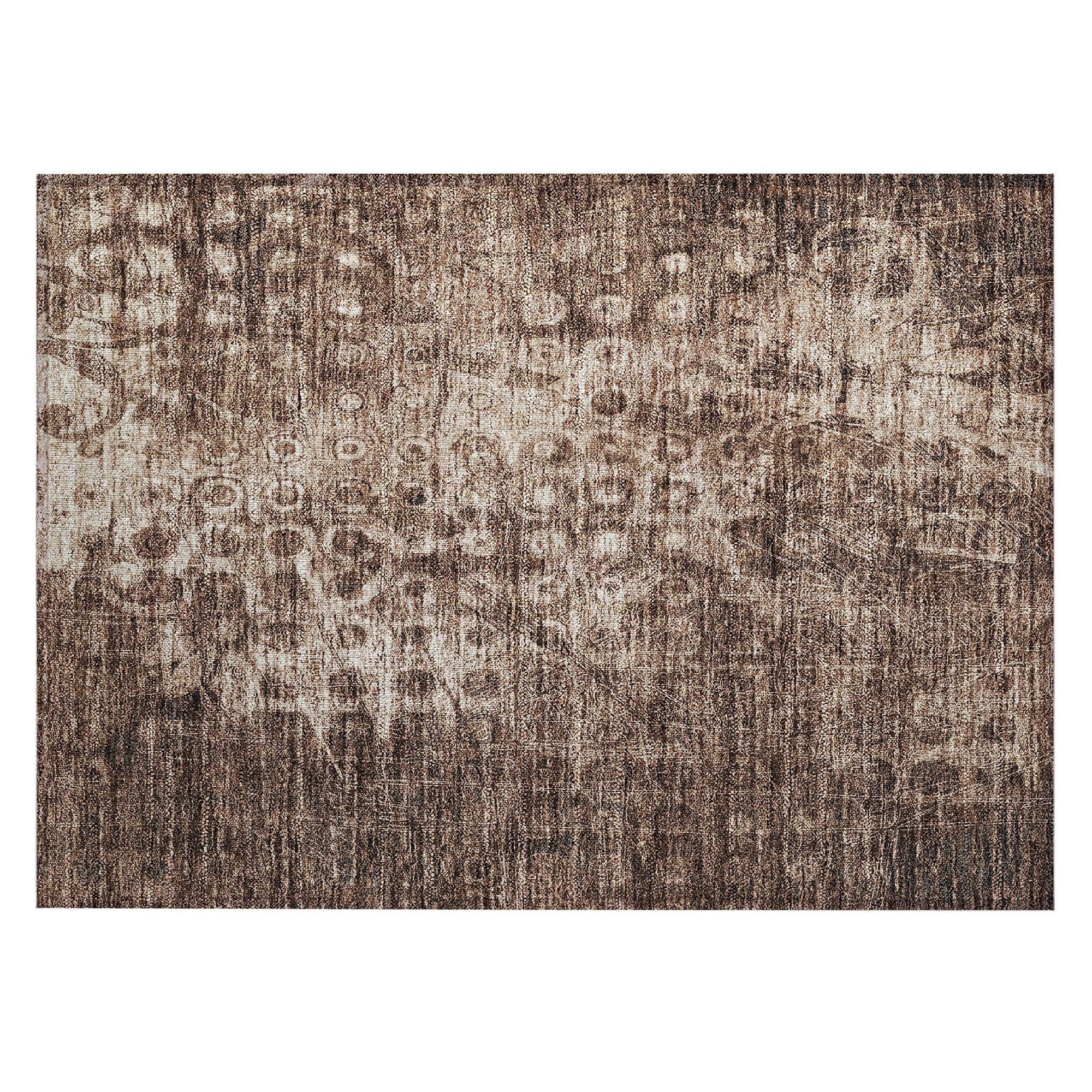 Machine Made ACN577 Chocolate Brown Rugs #color_chocolate brown