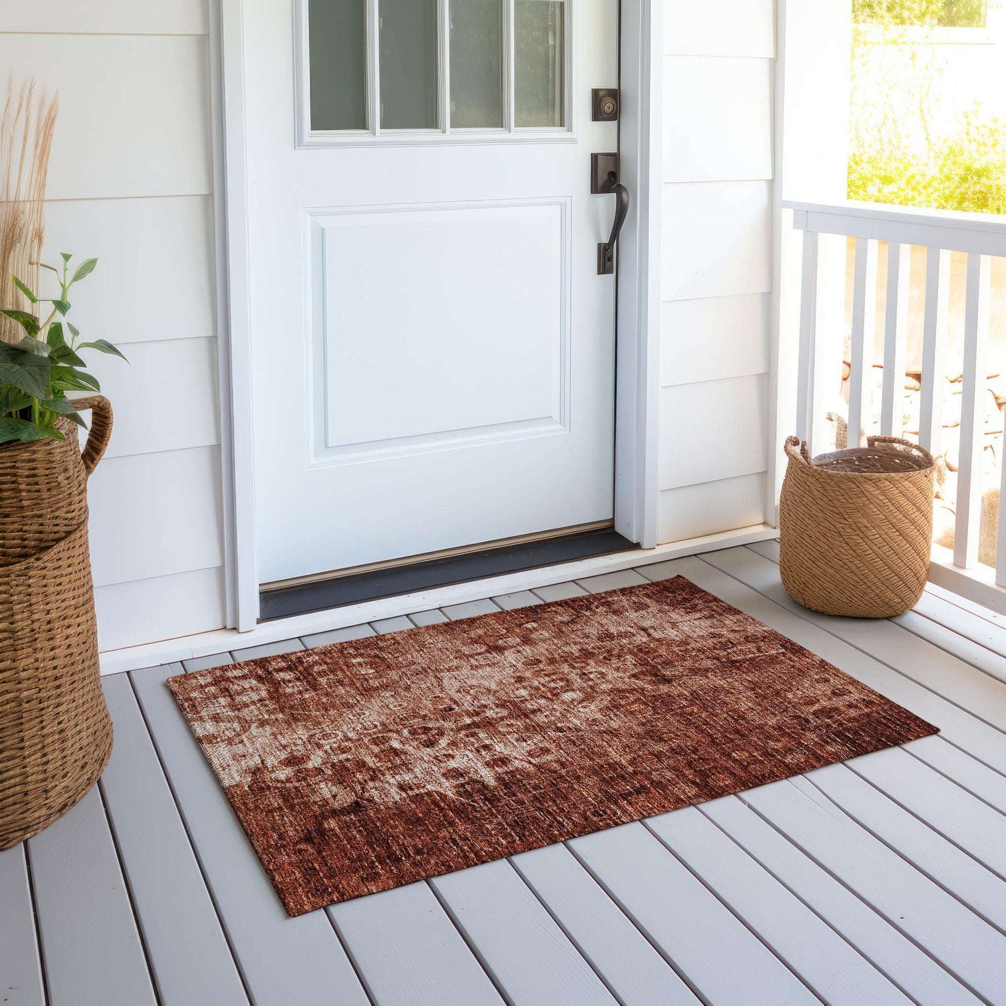 Machine Made ACN577 Paprika Orange Rugs #color_paprika orange