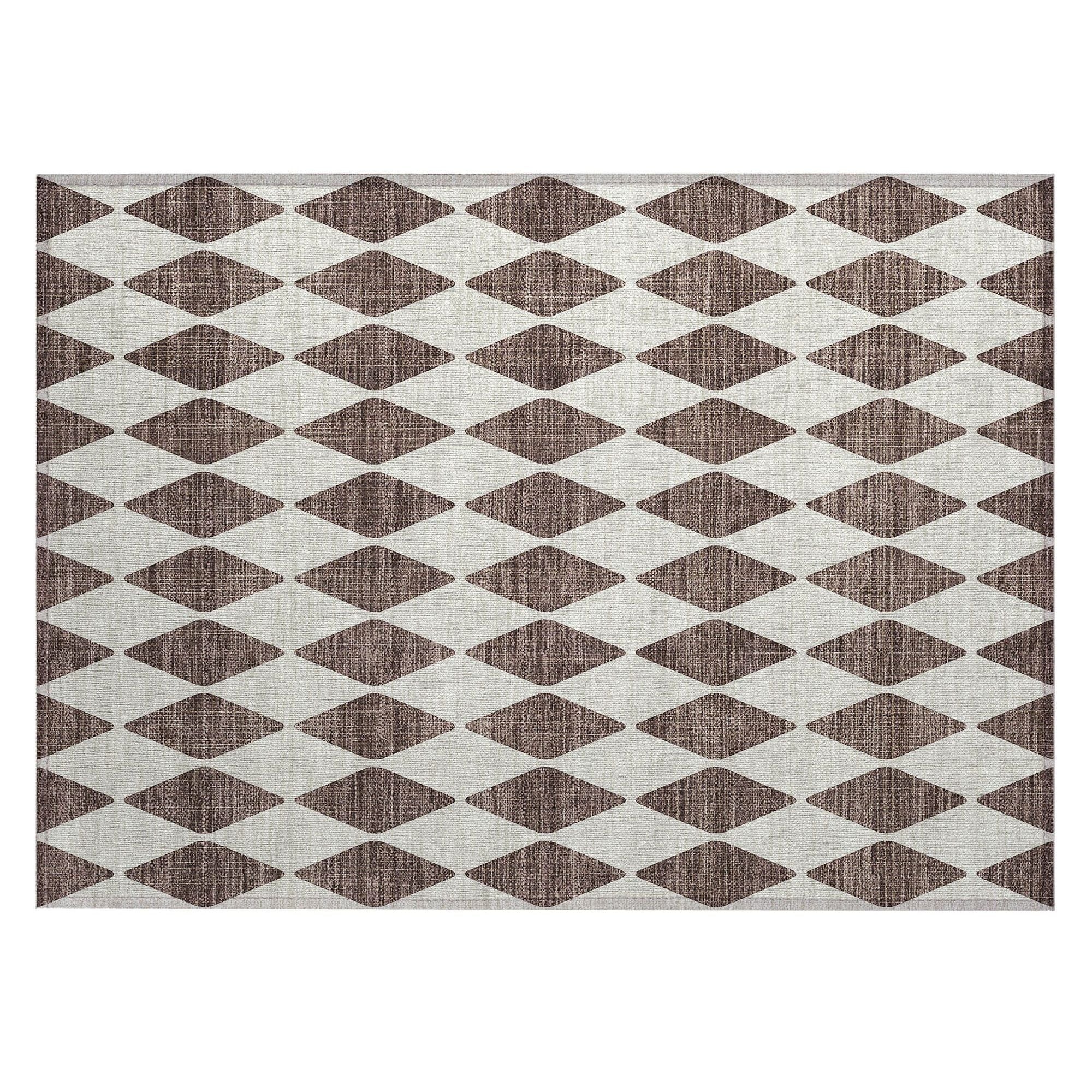 Machine Made ACN578 Brown  Rugs #color_brown 