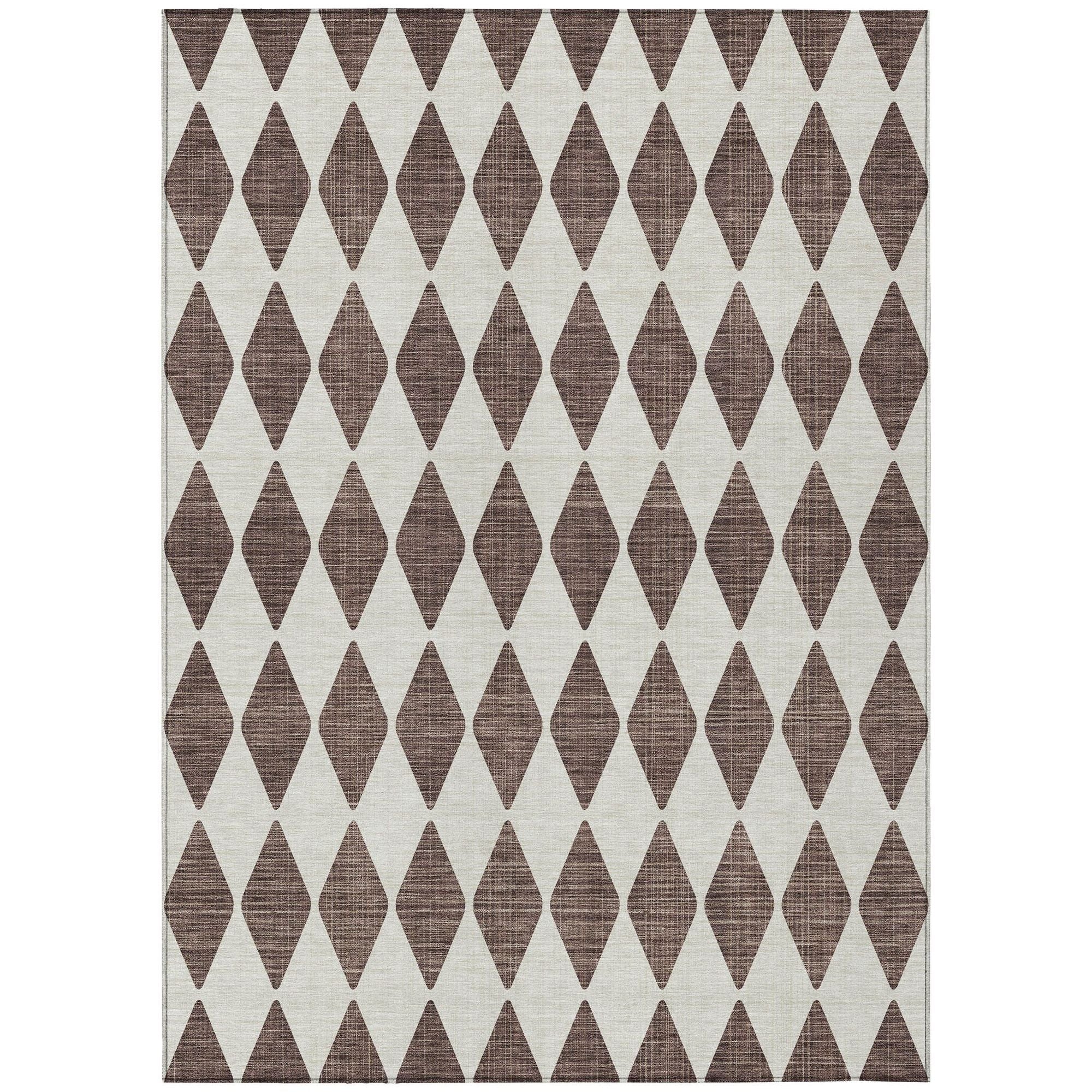 Machine Made ACN578 Brown  Rugs #color_brown 