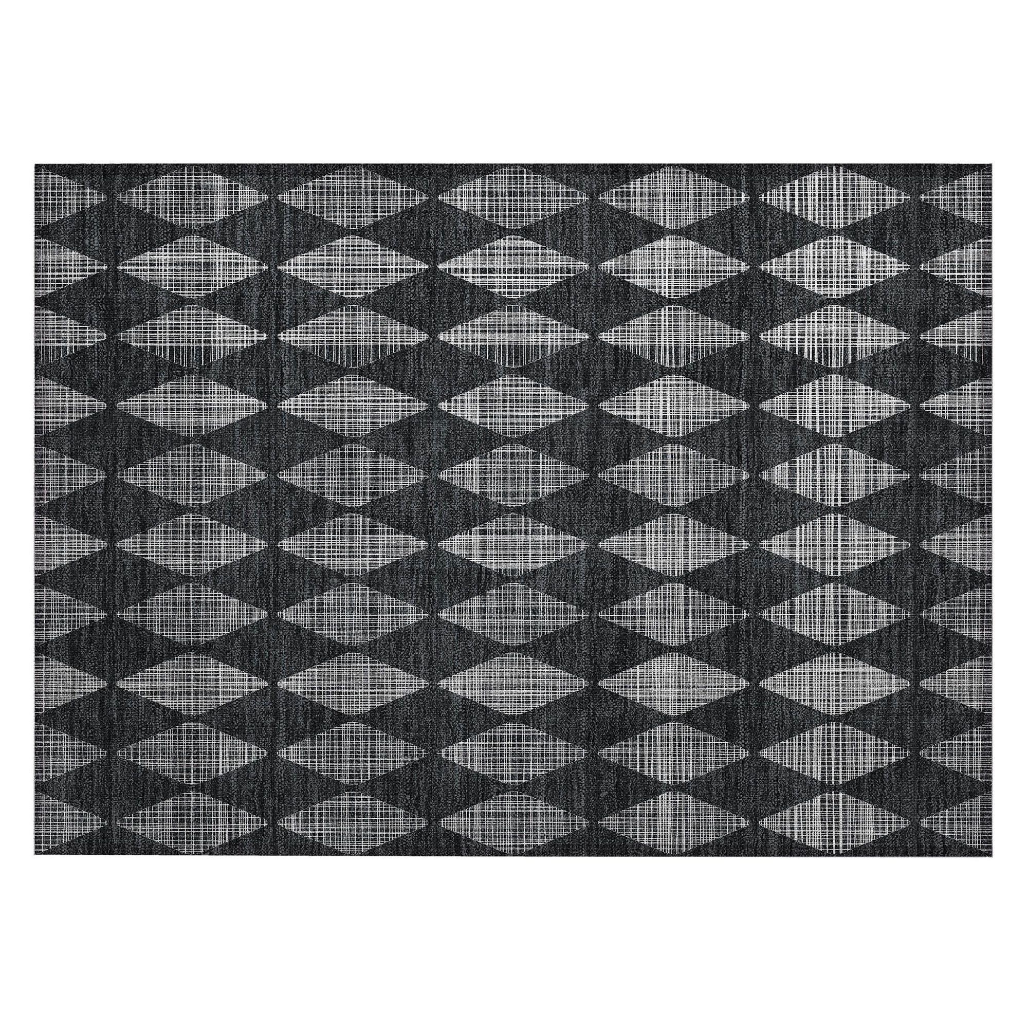 Machine Made ACN578 Charcoal Gray Rugs #color_charcoal gray