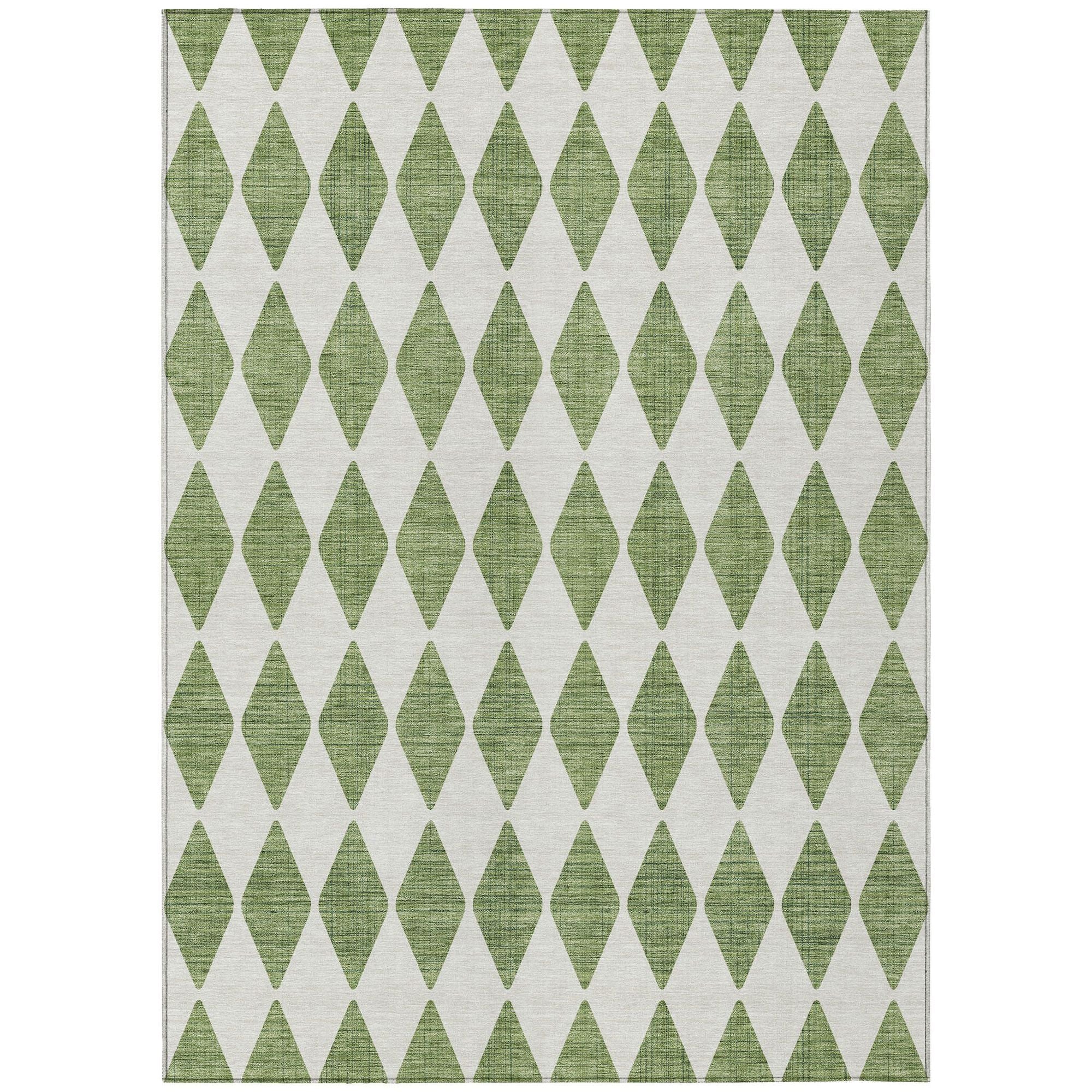 Machine Made ACN578 Green  Rugs #color_green 