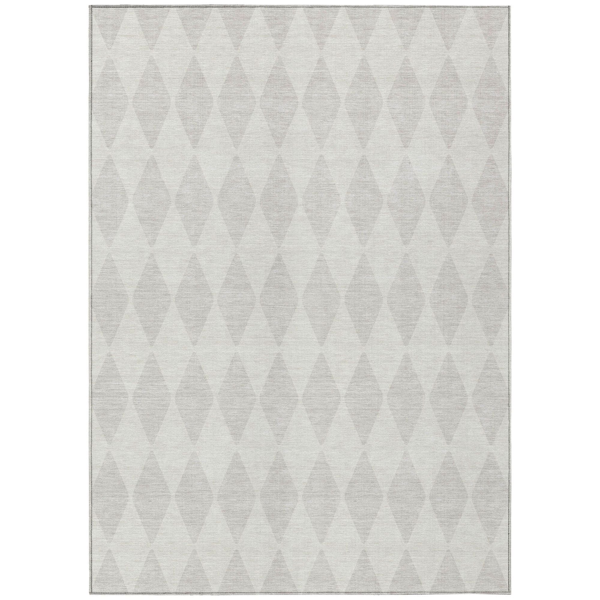 Machine Made ACN578 Ivory  Rugs #color_ivory 