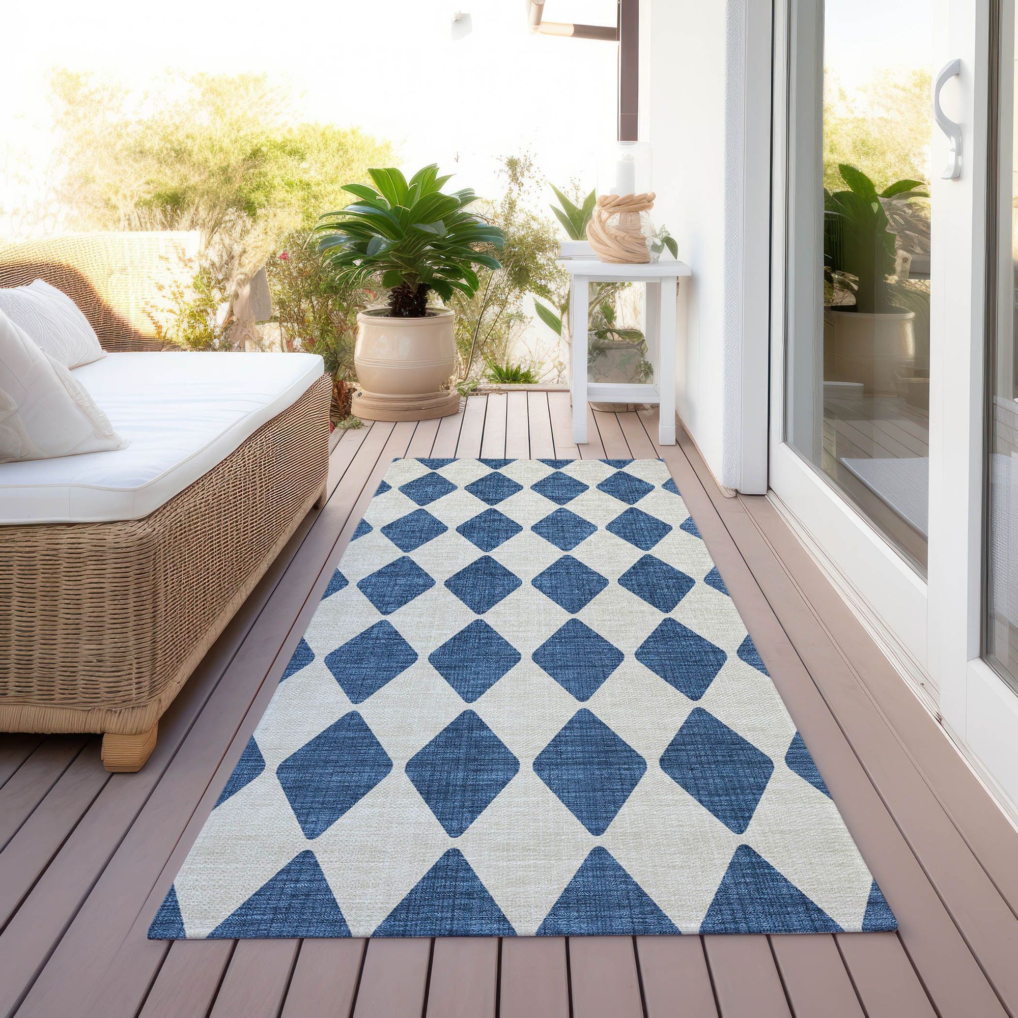 Machine Made ACN578 Navy Blue Rugs #color_navy blue