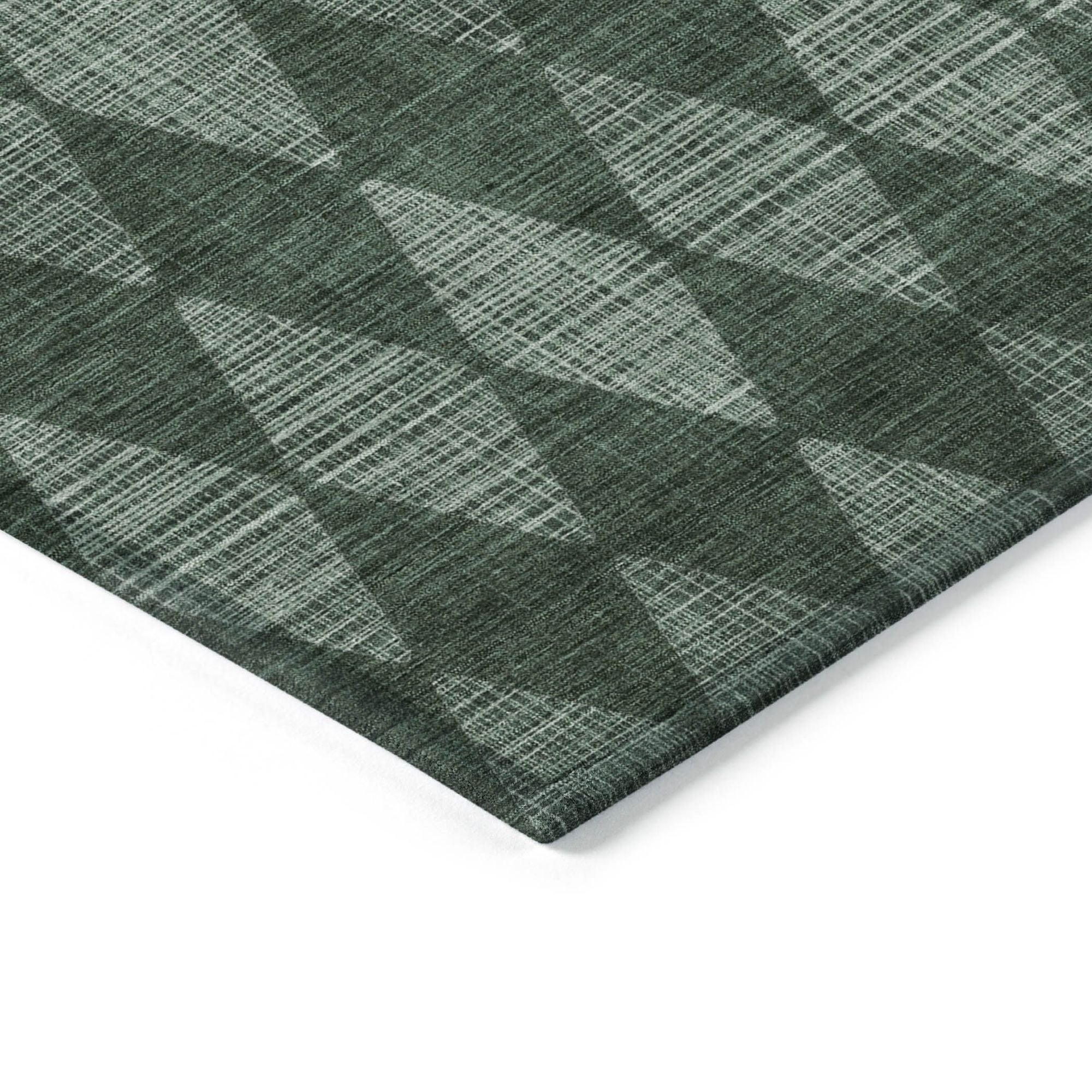 Machine Made ACN578 Olive Green Rugs #color_olive green