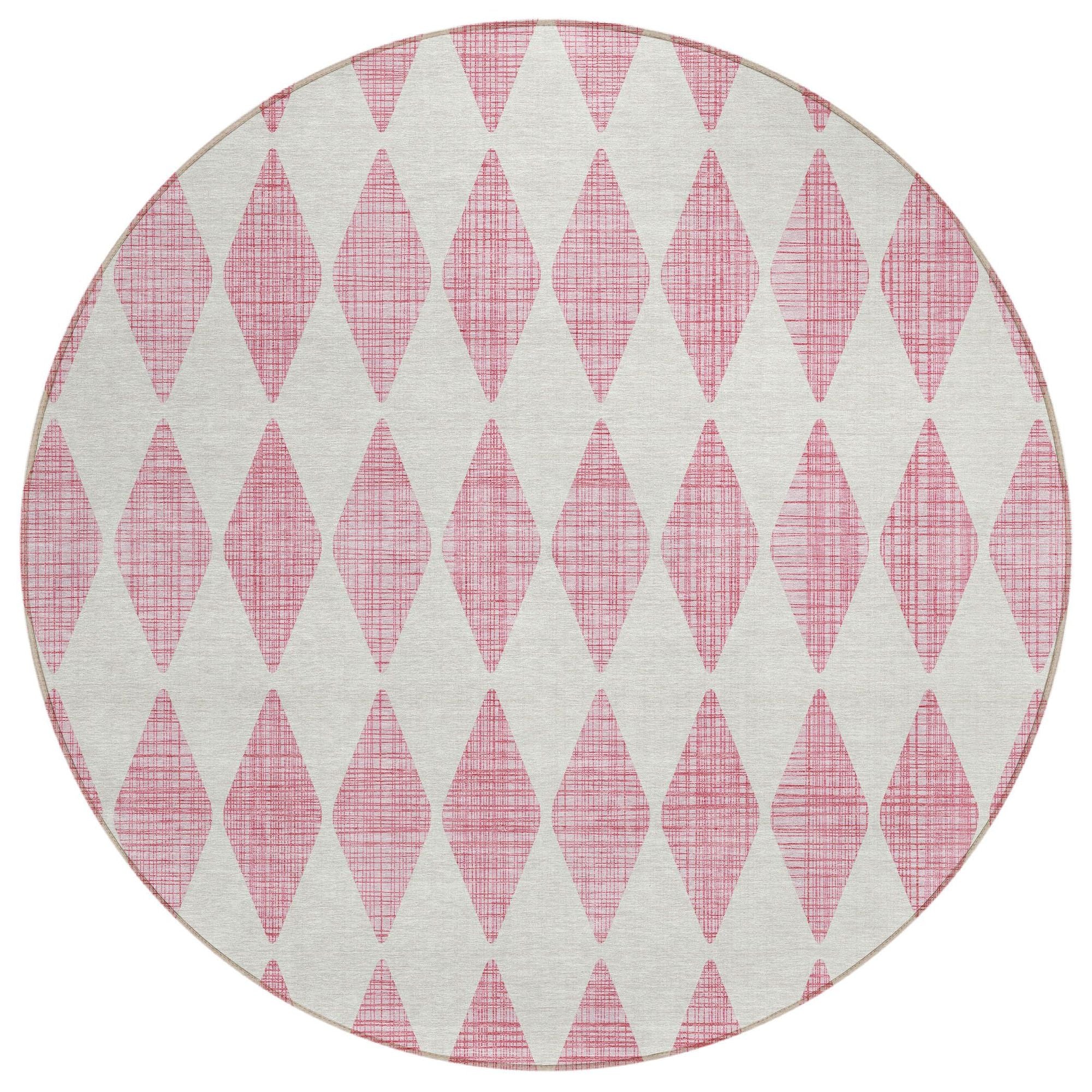 Machine Made ACN578 Pink  Rugs #color_pink 