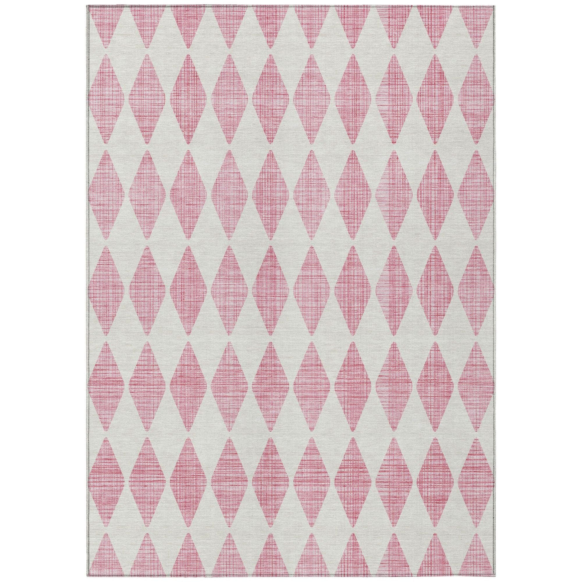 Machine Made ACN578 Pink  Rugs #color_pink 