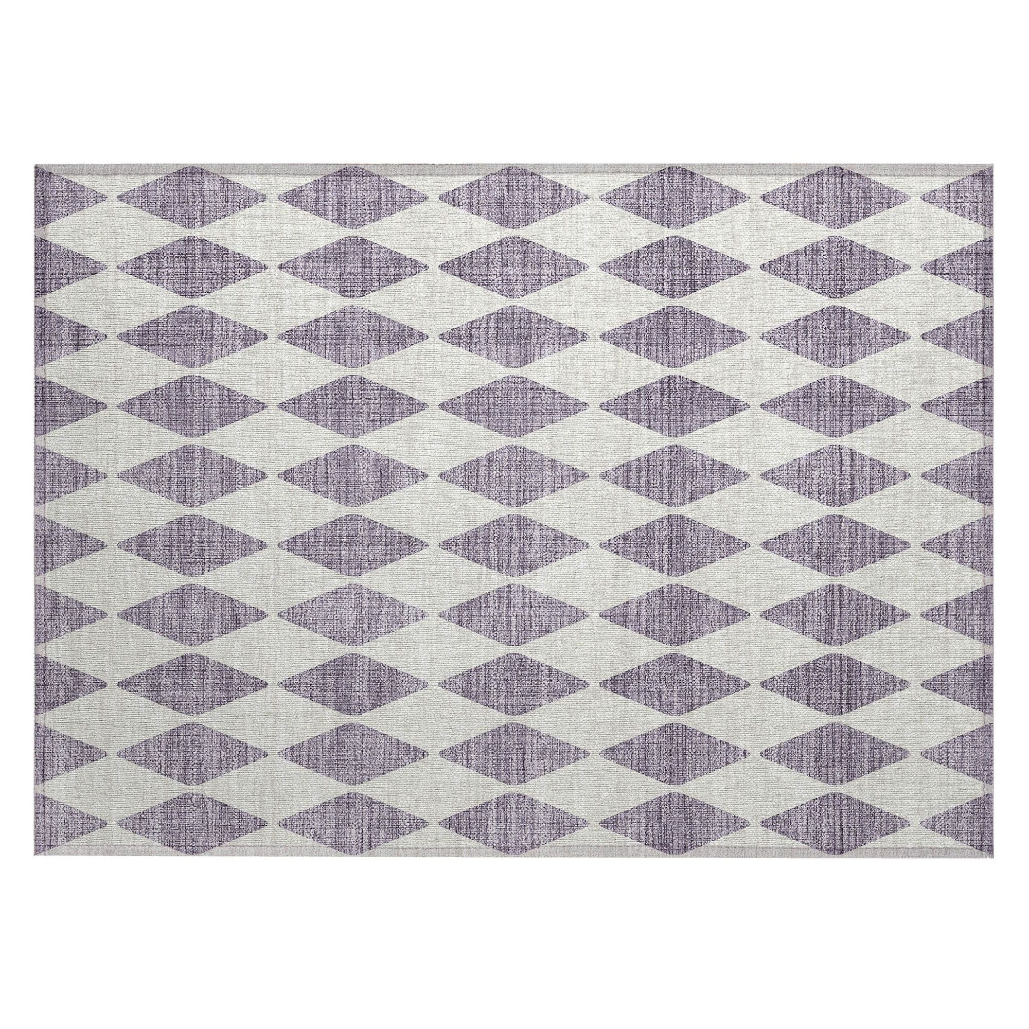 Machine Made ACN578 Purple  Rugs #color_purple 