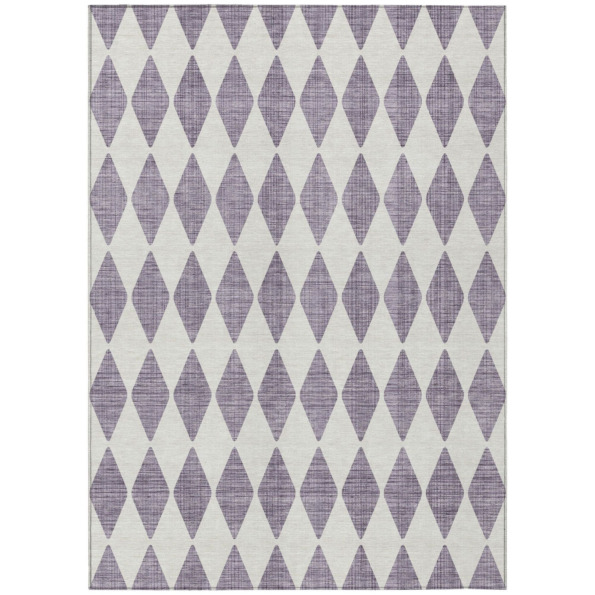 Machine Made ACN578 Purple  Rugs #color_purple 