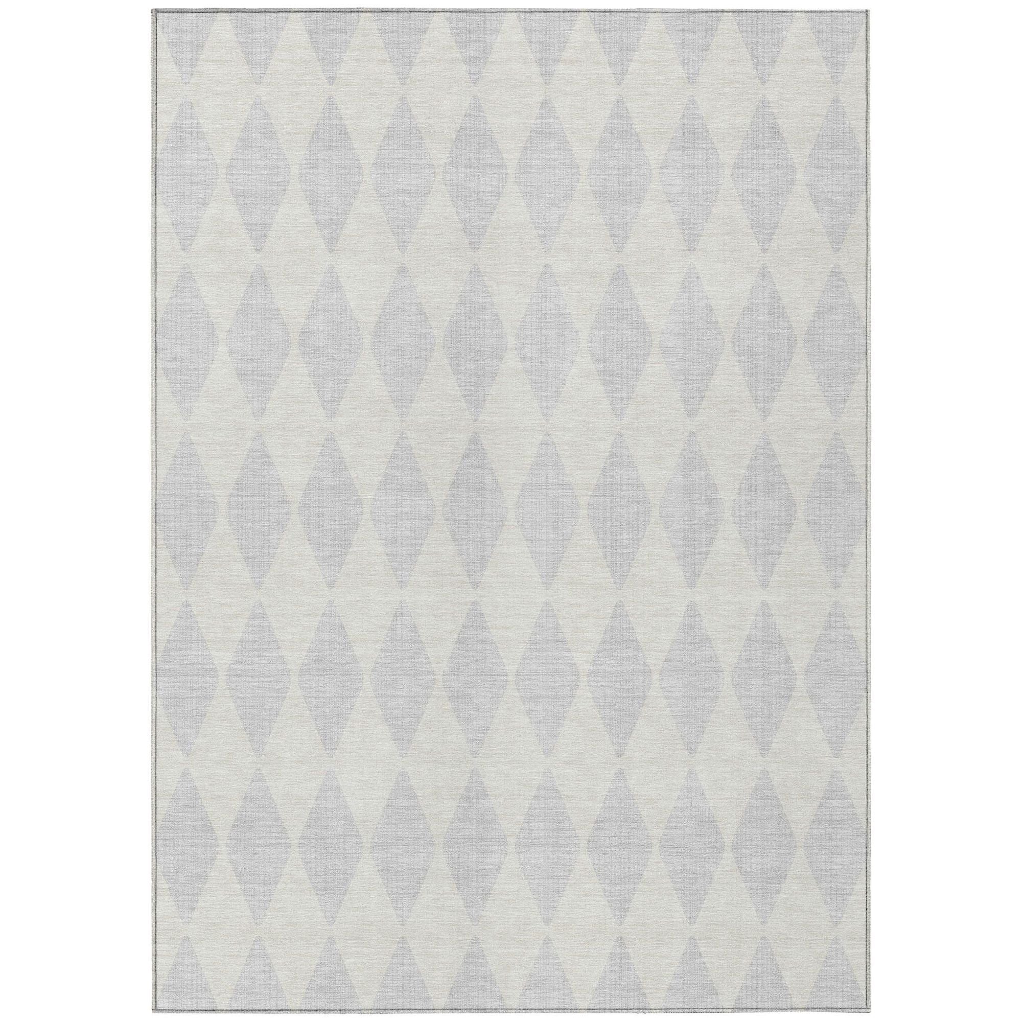 Machine Made ACN578 Silver Gray Rugs #color_silver gray