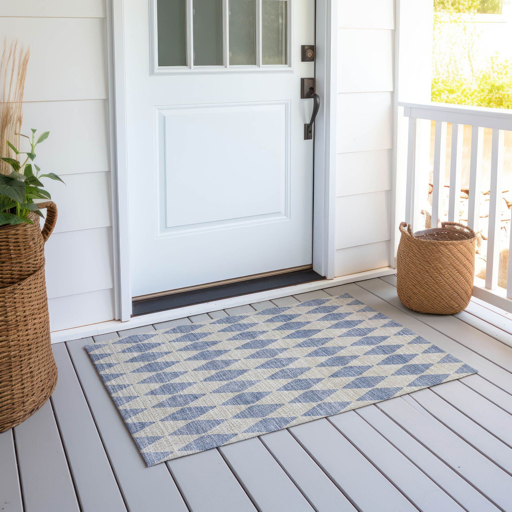 Machine Made ACN578 Sky Blue Rugs #color_sky blue