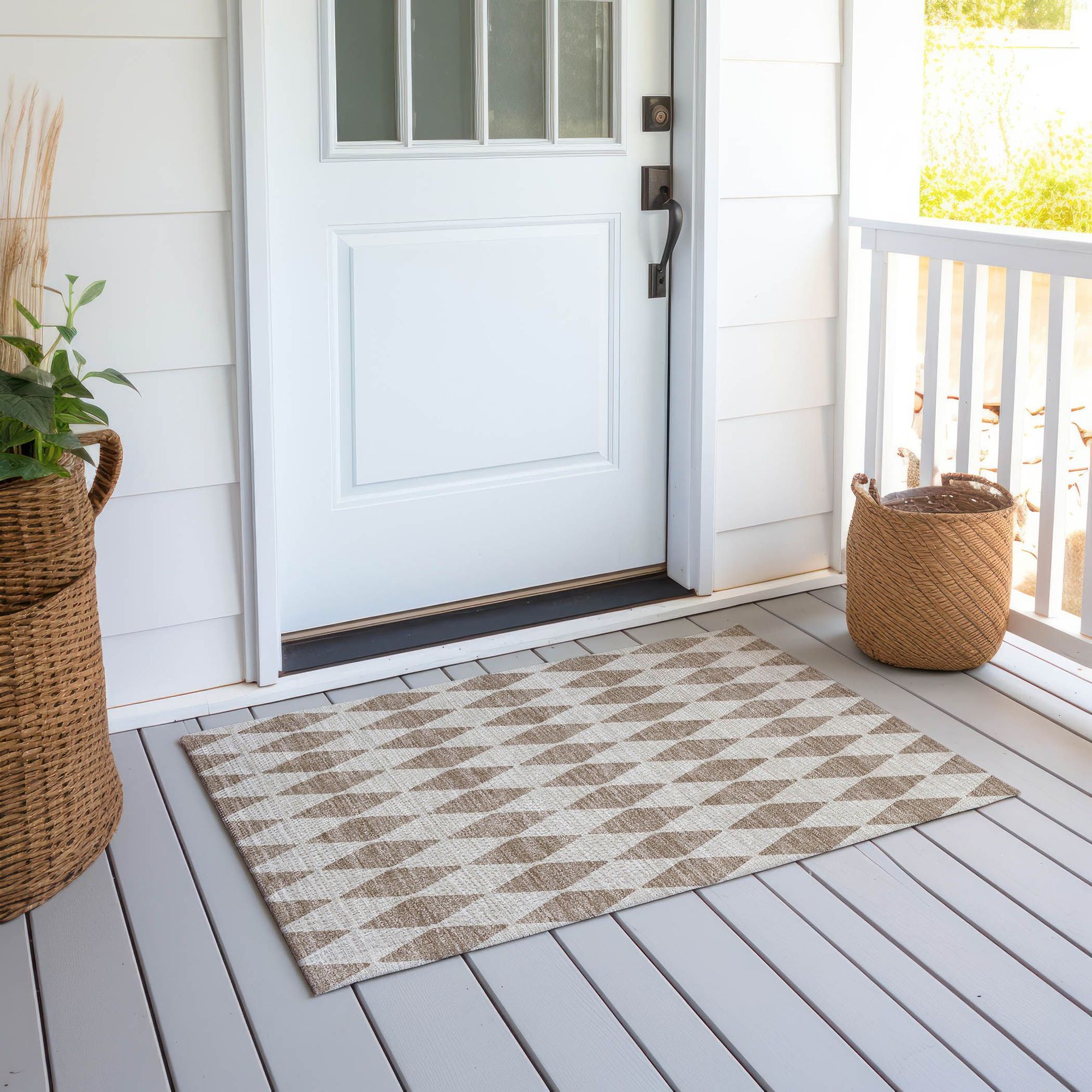 Machine Made ACN578 Taupe Brown Rugs #color_taupe brown