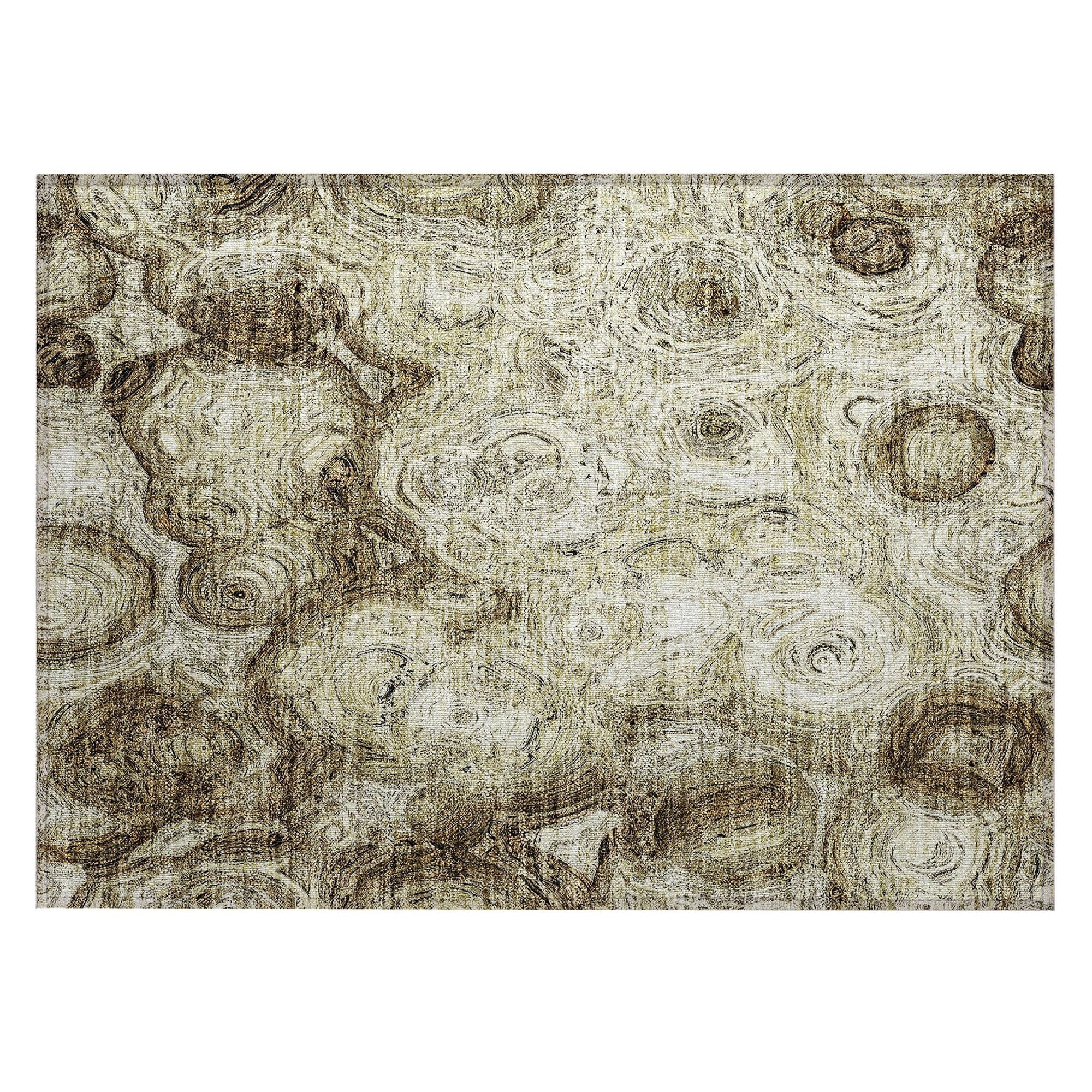 Machine Made ACN579 Beige Brown Rugs #color_beige brown