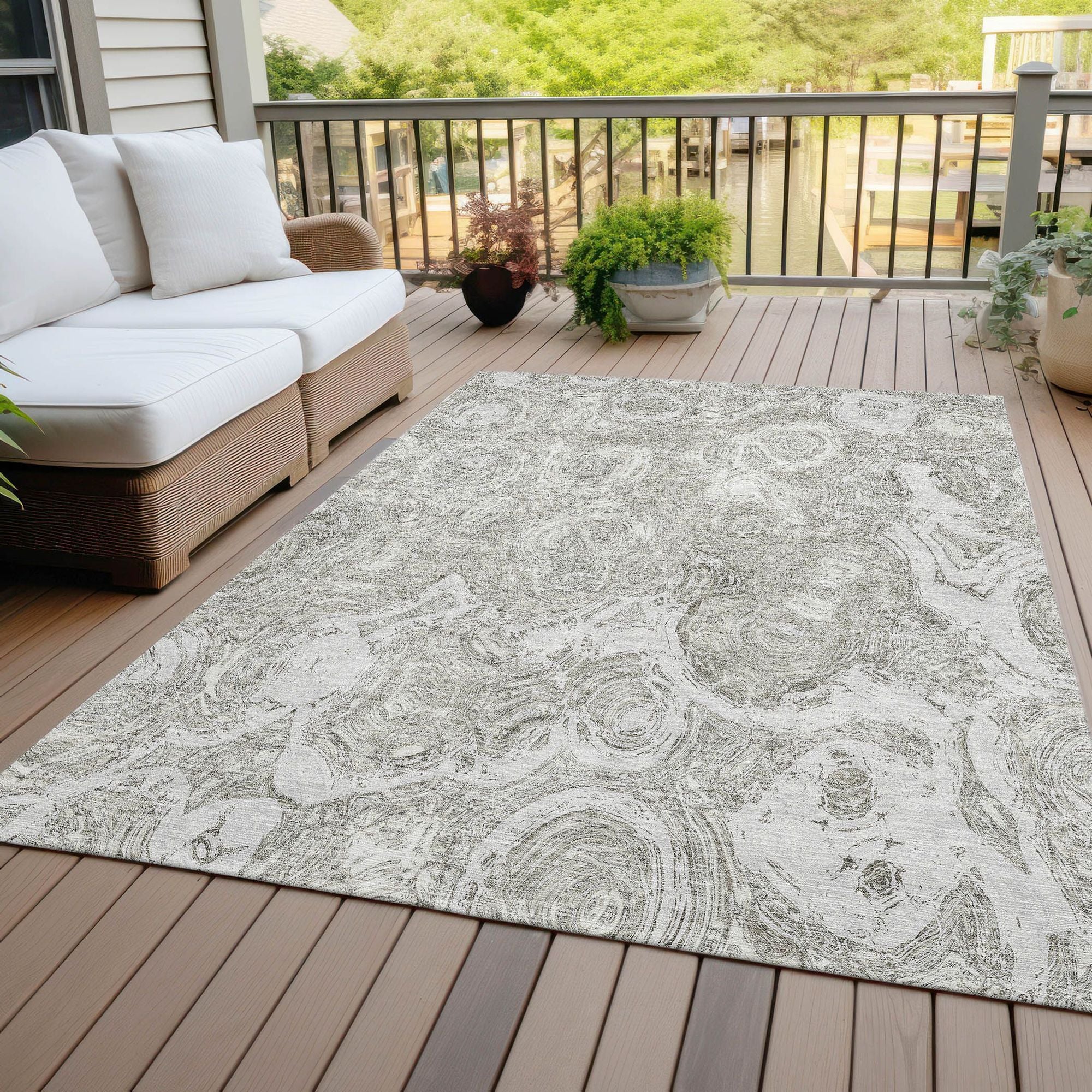 Machine Made ACN579 Ivory  Rugs #color_ivory 