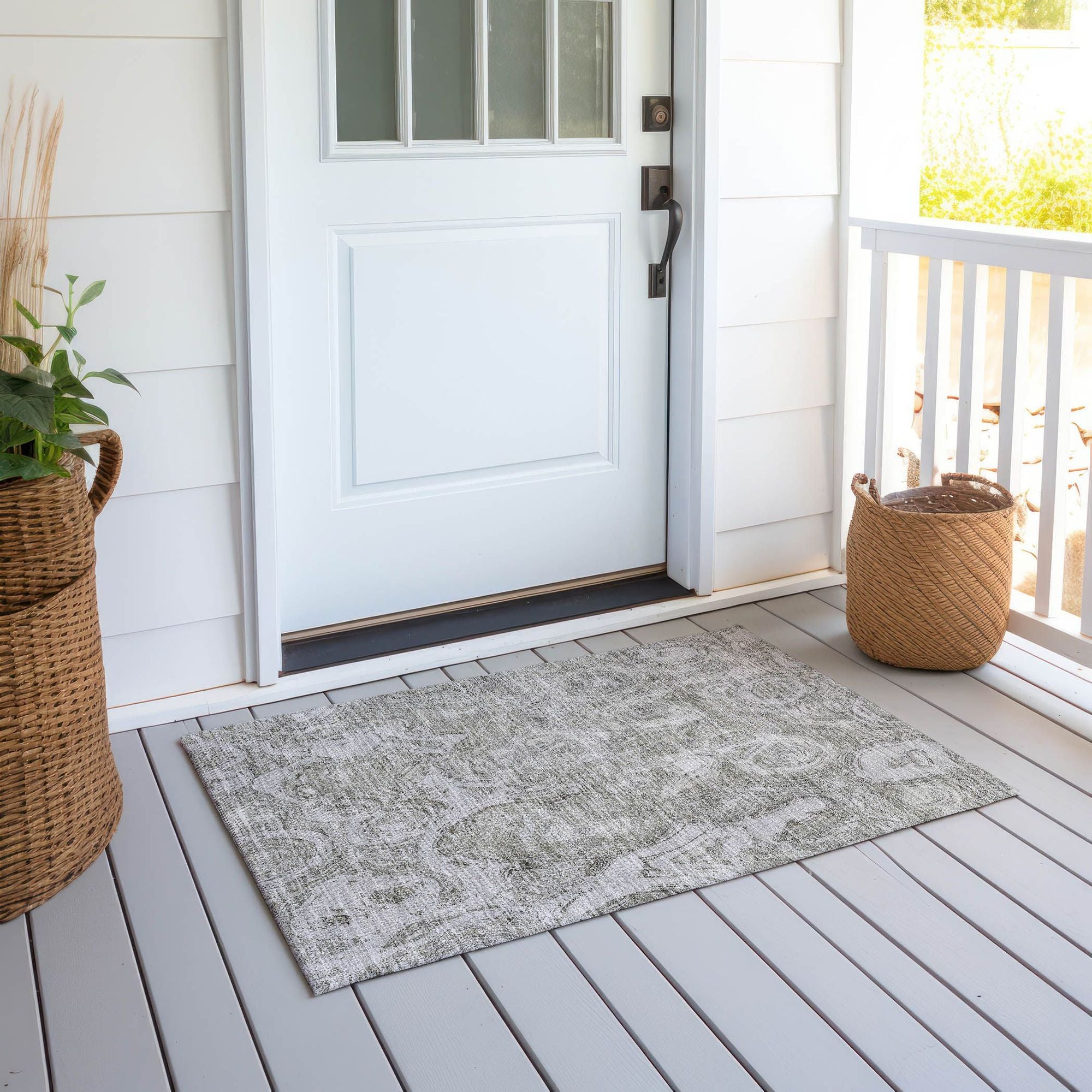 Machine Made ACN579 Ivory  Rugs #color_ivory 