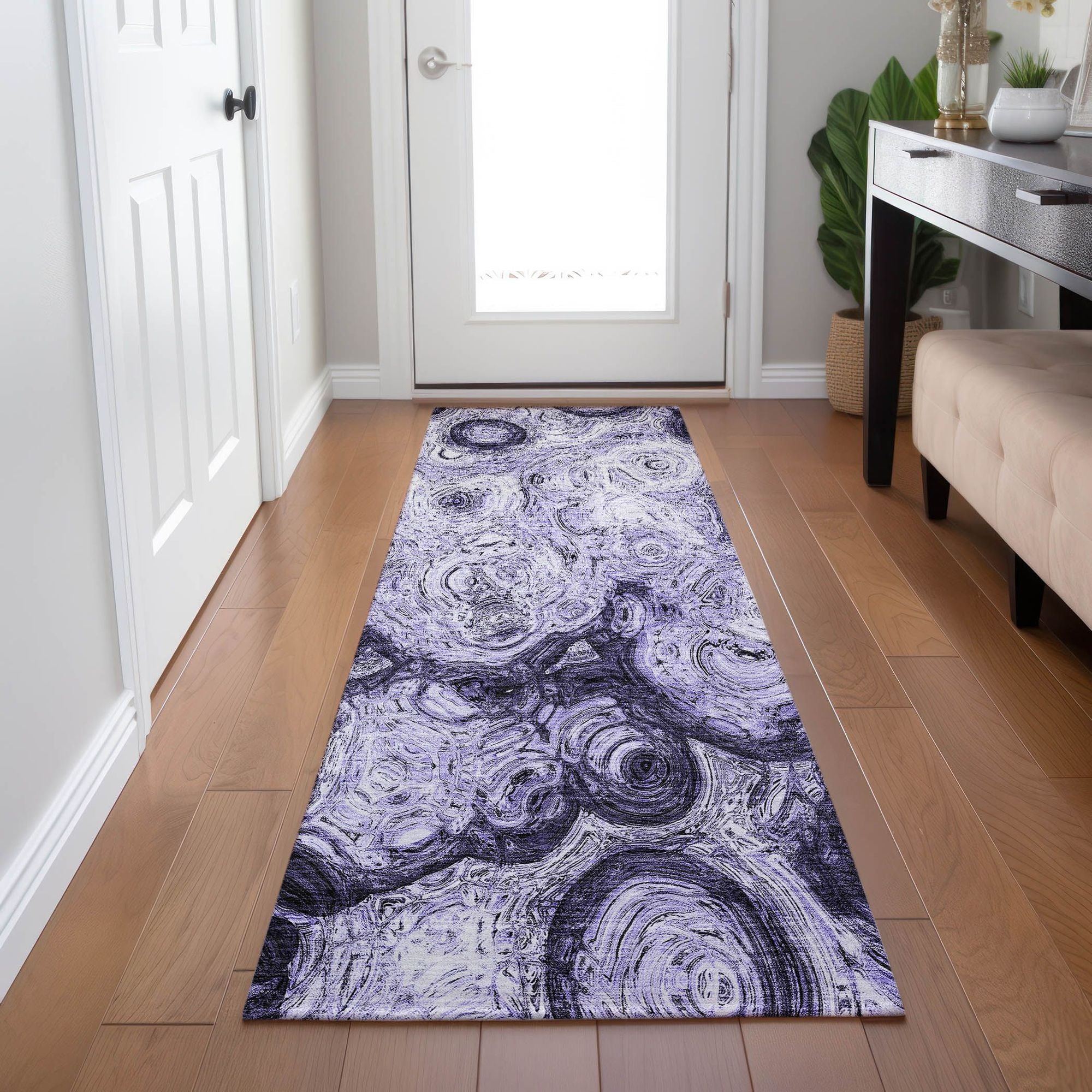 Machine Made ACN579 Purple  Rugs #color_purple 