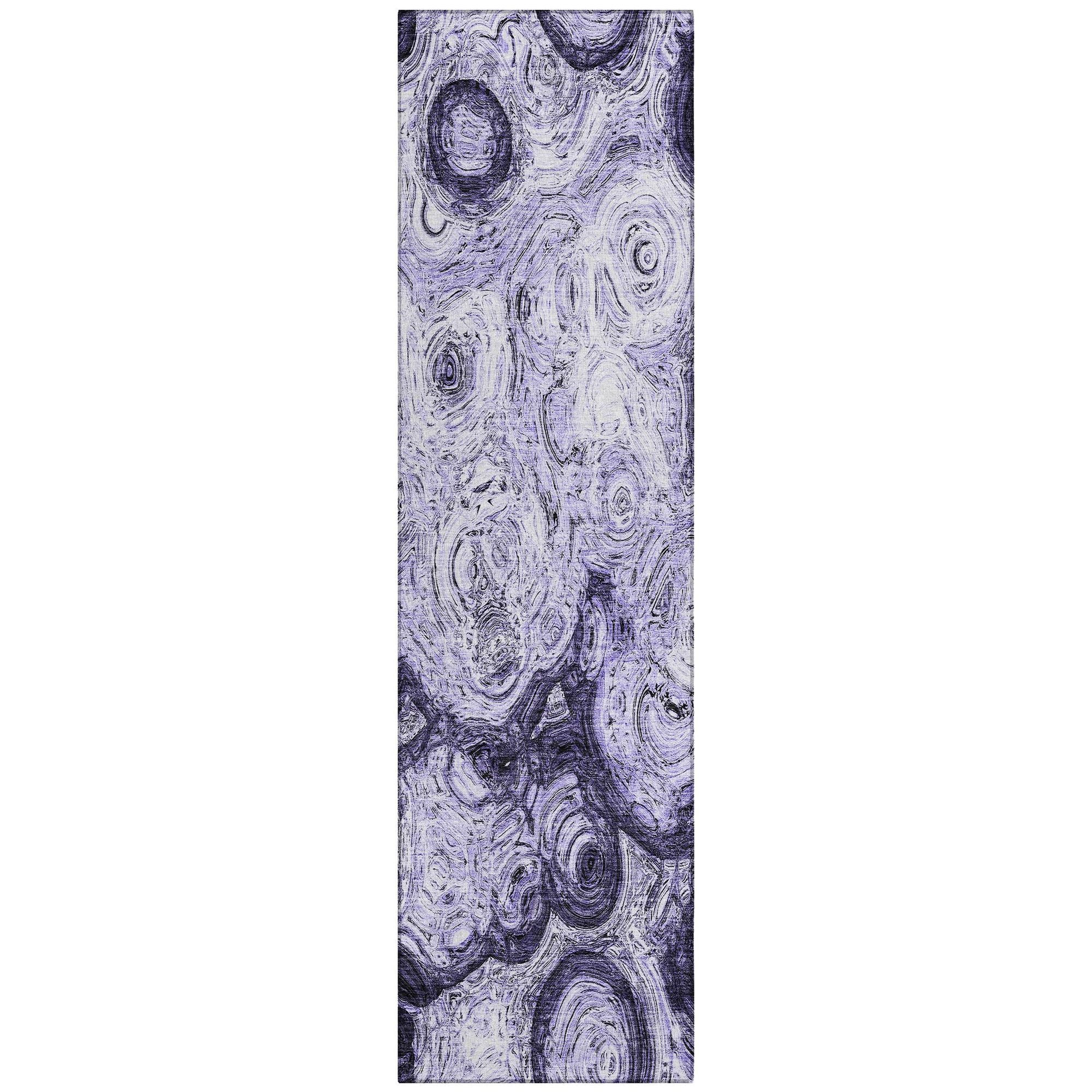 Machine Made ACN579 Purple  Rugs #color_purple 