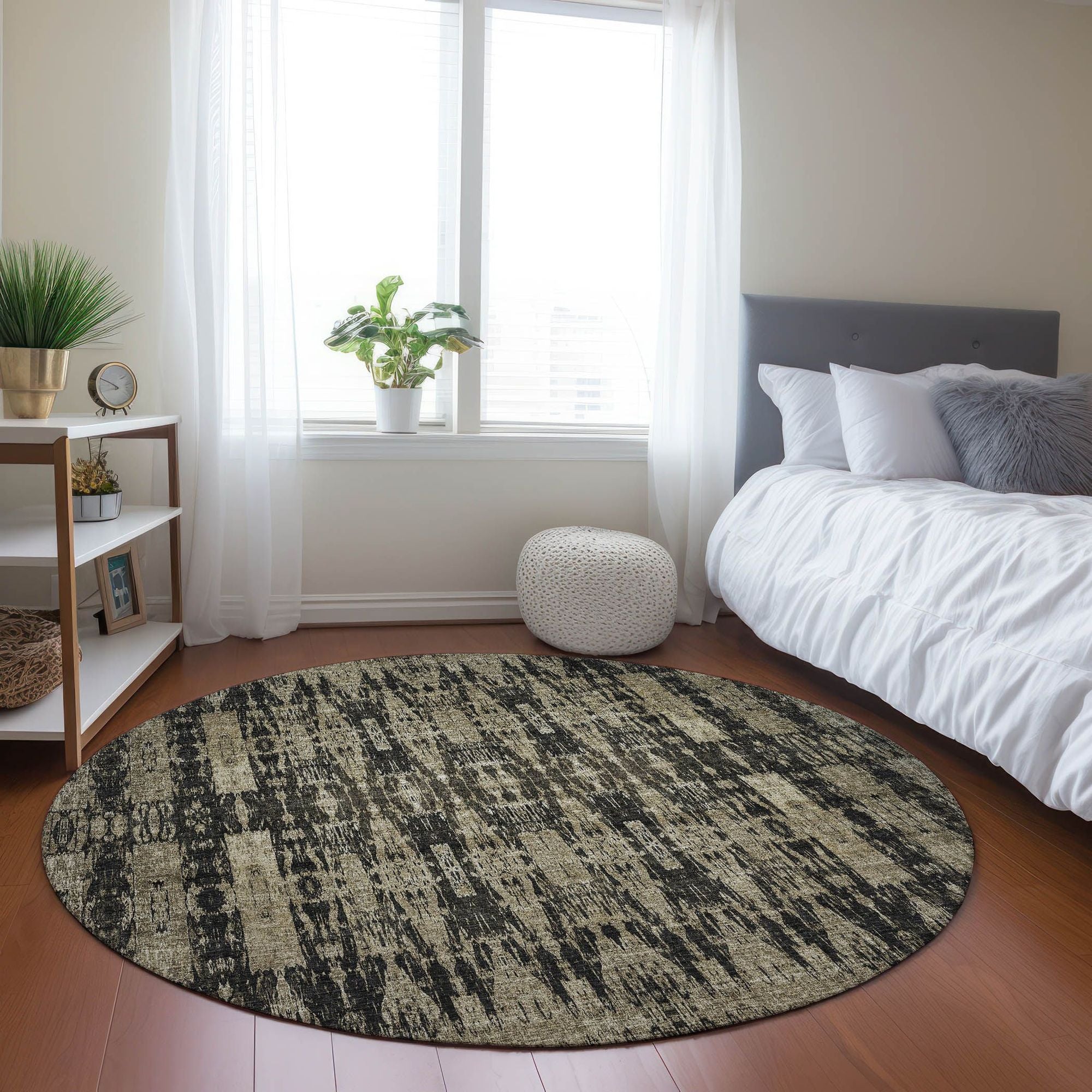 Machine Made ACN580 Black  Rugs #color_black 