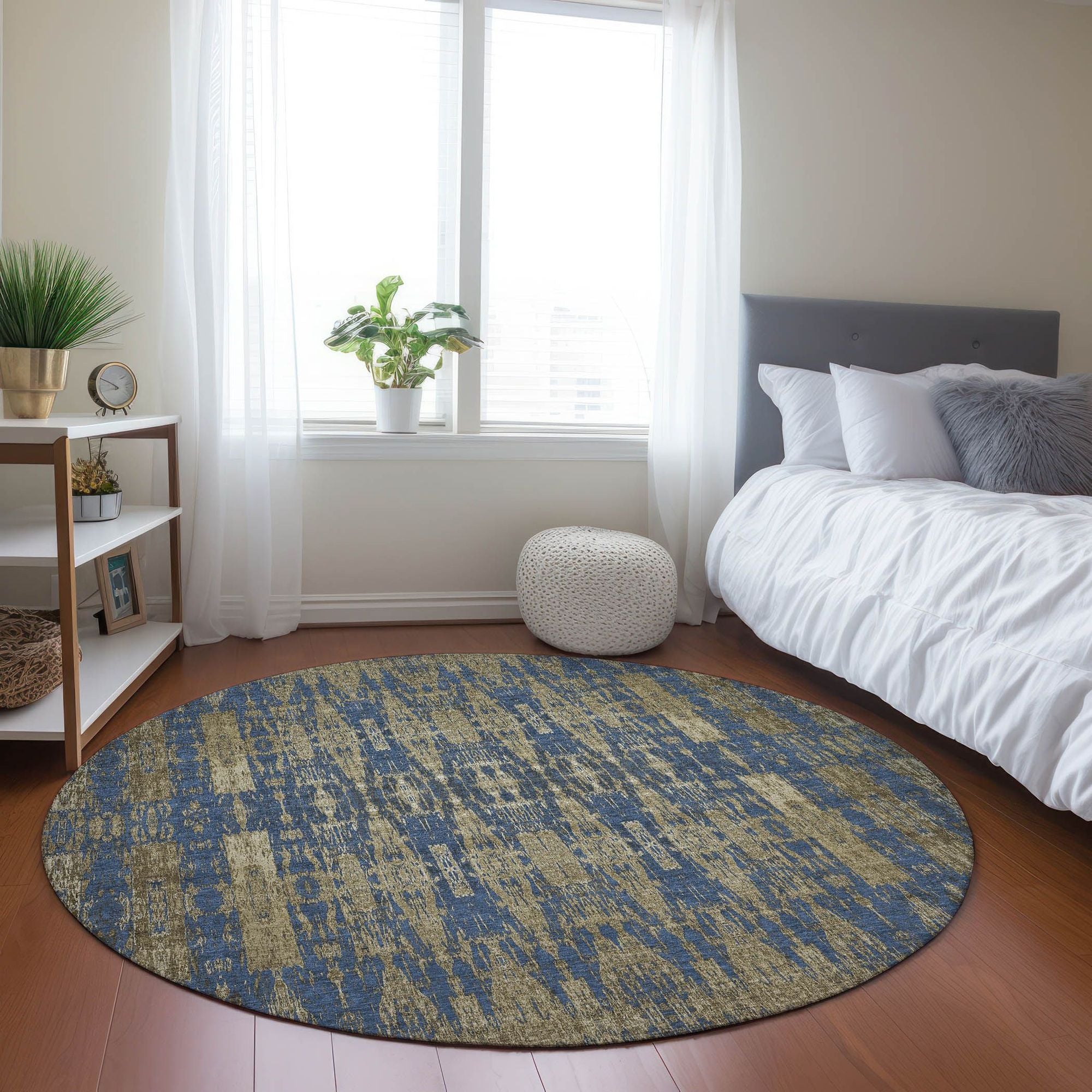 Machine Made ACN580 Blue  Rugs #color_blue 