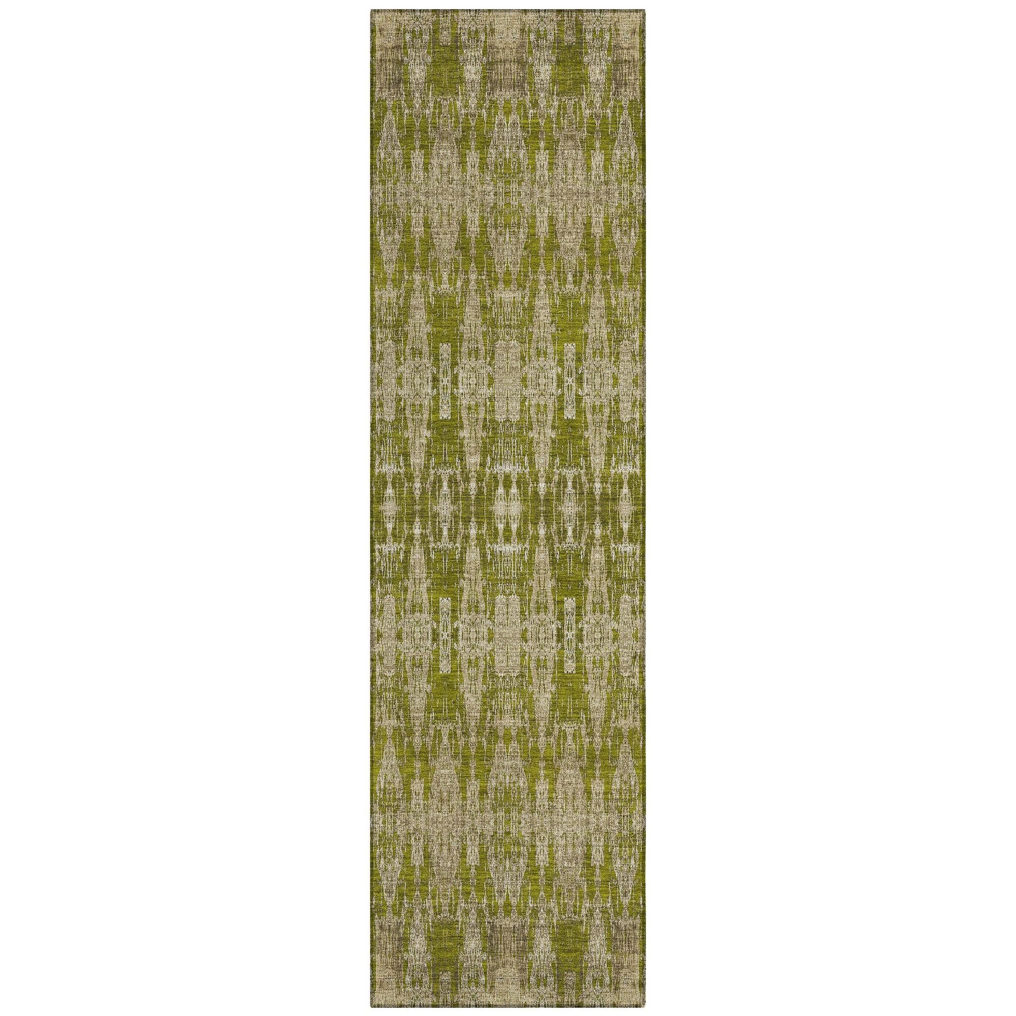 Machine Made ACN580 Olive Green Rugs #color_olive green