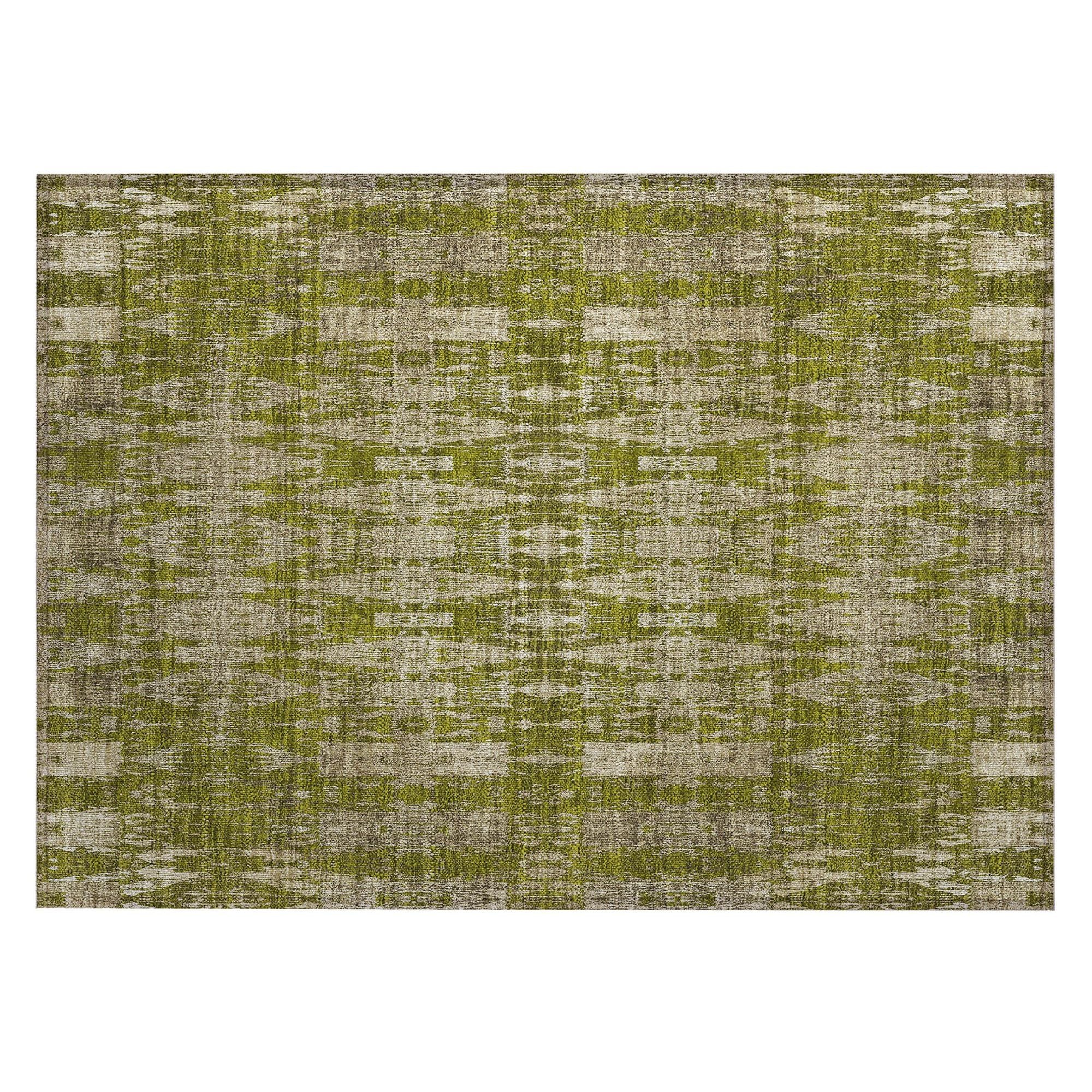 Machine Made ACN580 Olive Green Rugs #color_olive green