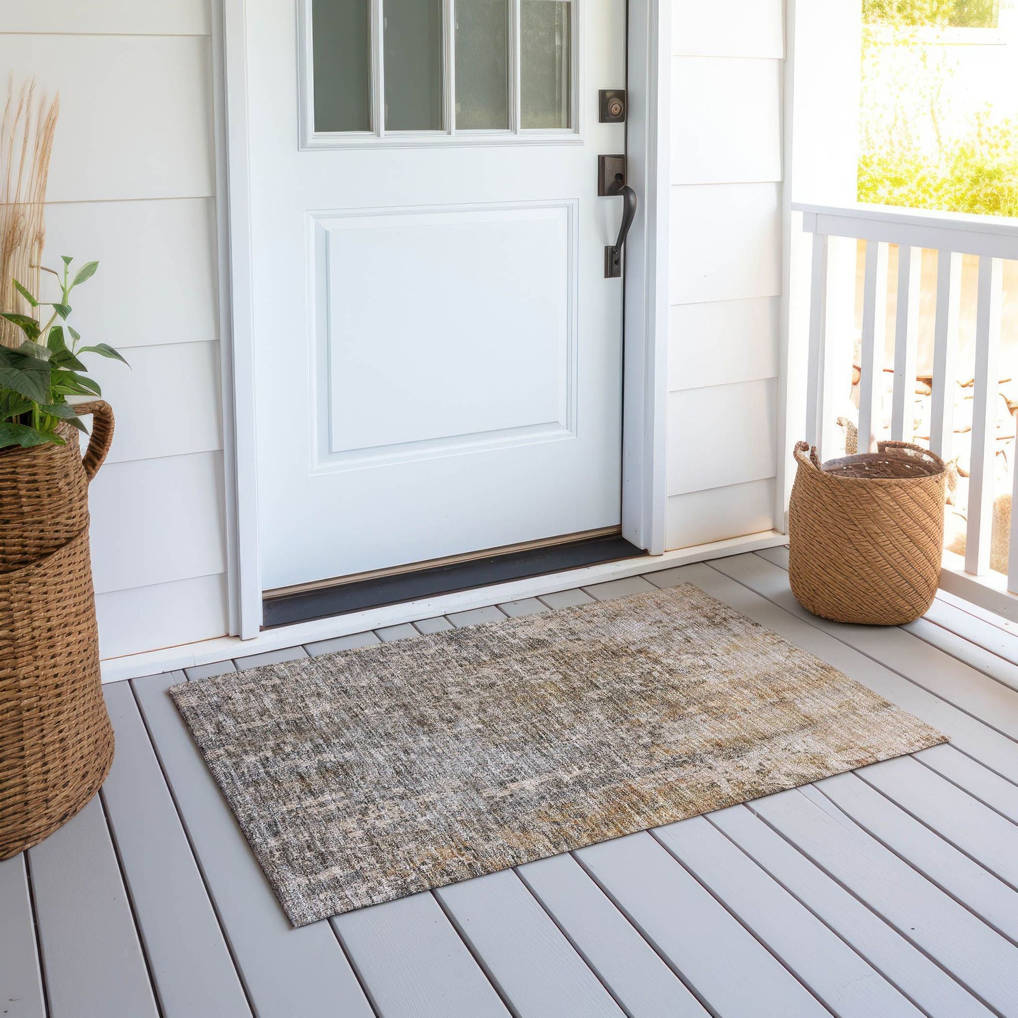 Machine Made ACN581 Beige Brown Rugs #color_beige brown