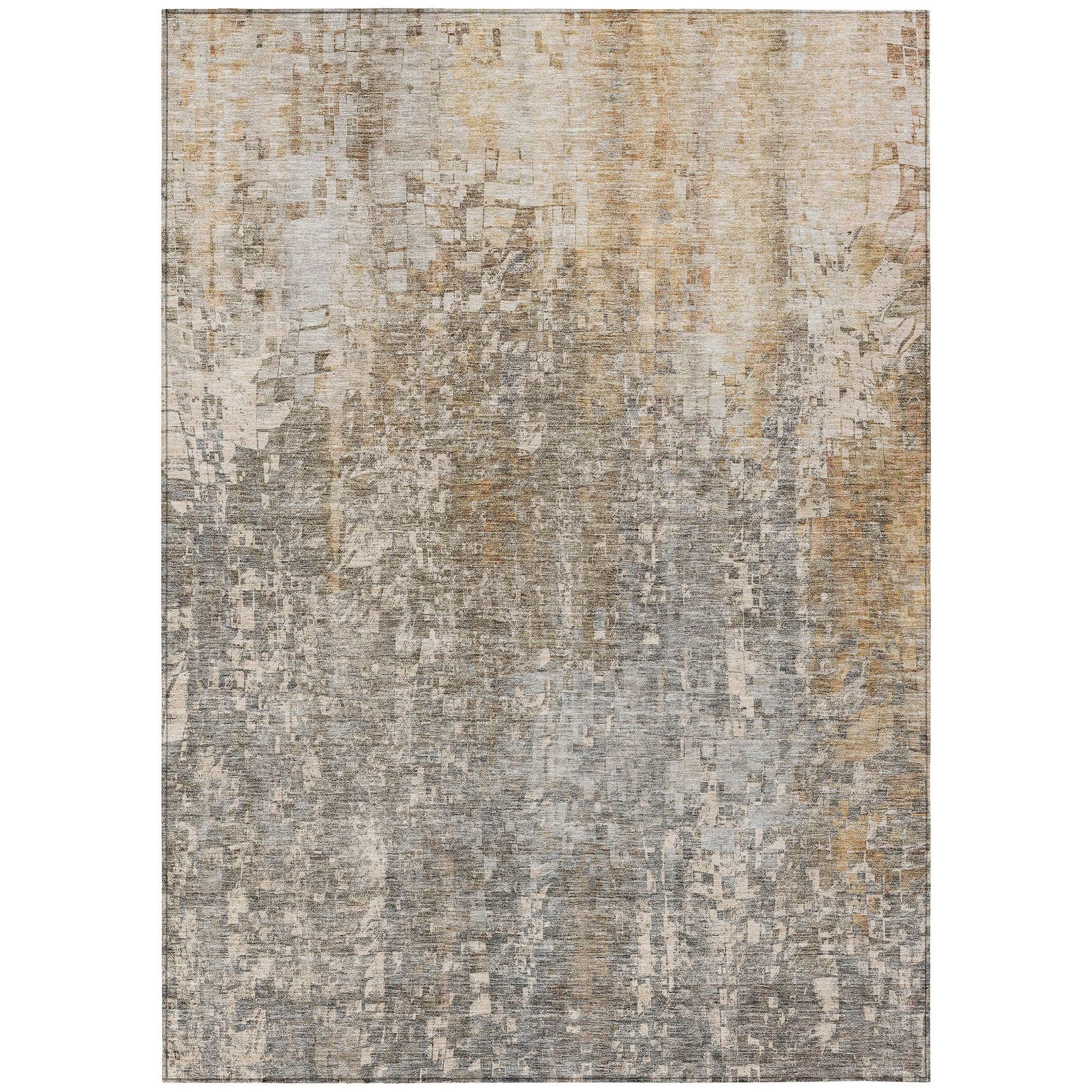 Machine Made ACN581 Beige Brown Rugs #color_beige brown