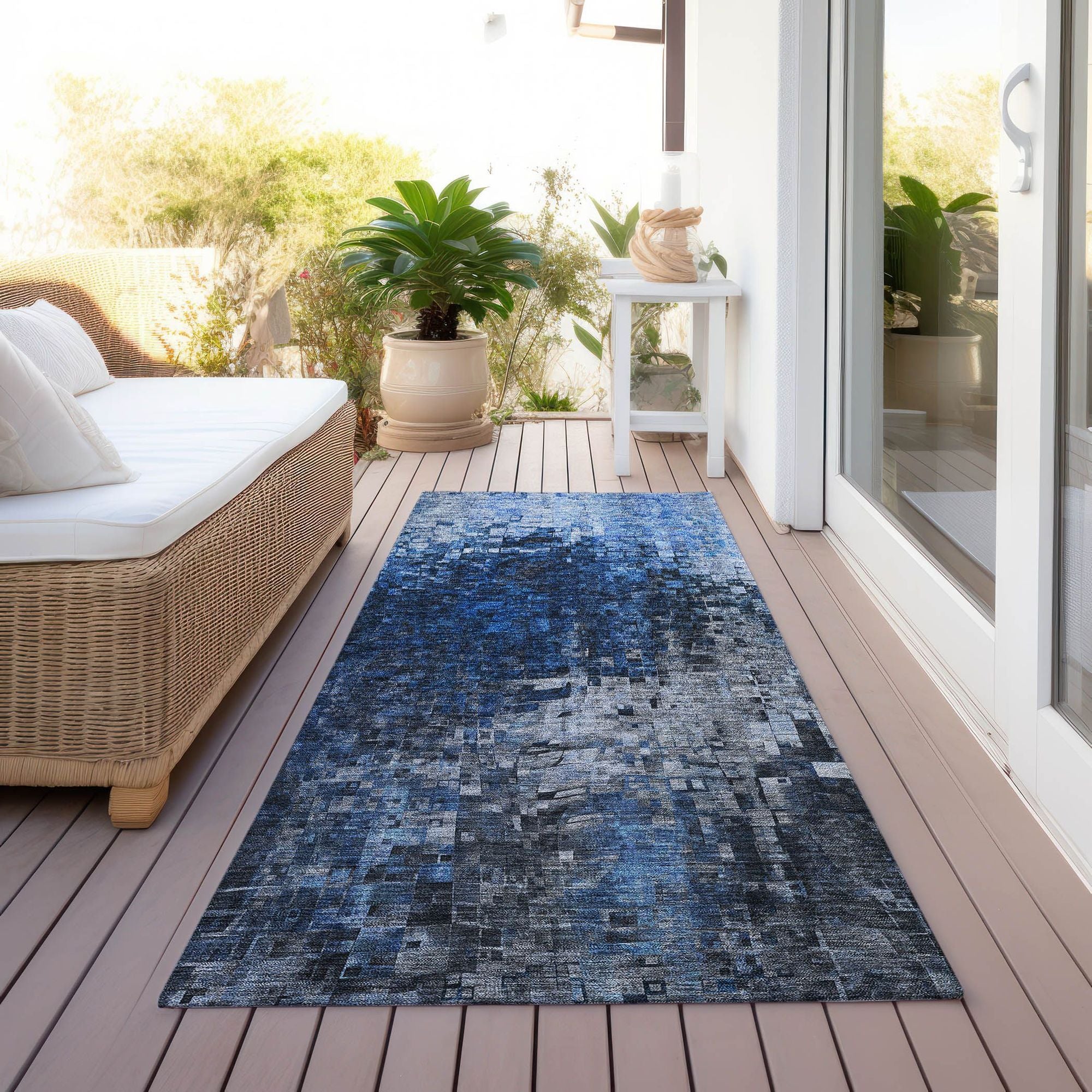 Machine Made ACN581 Blue  Rugs #color_blue 