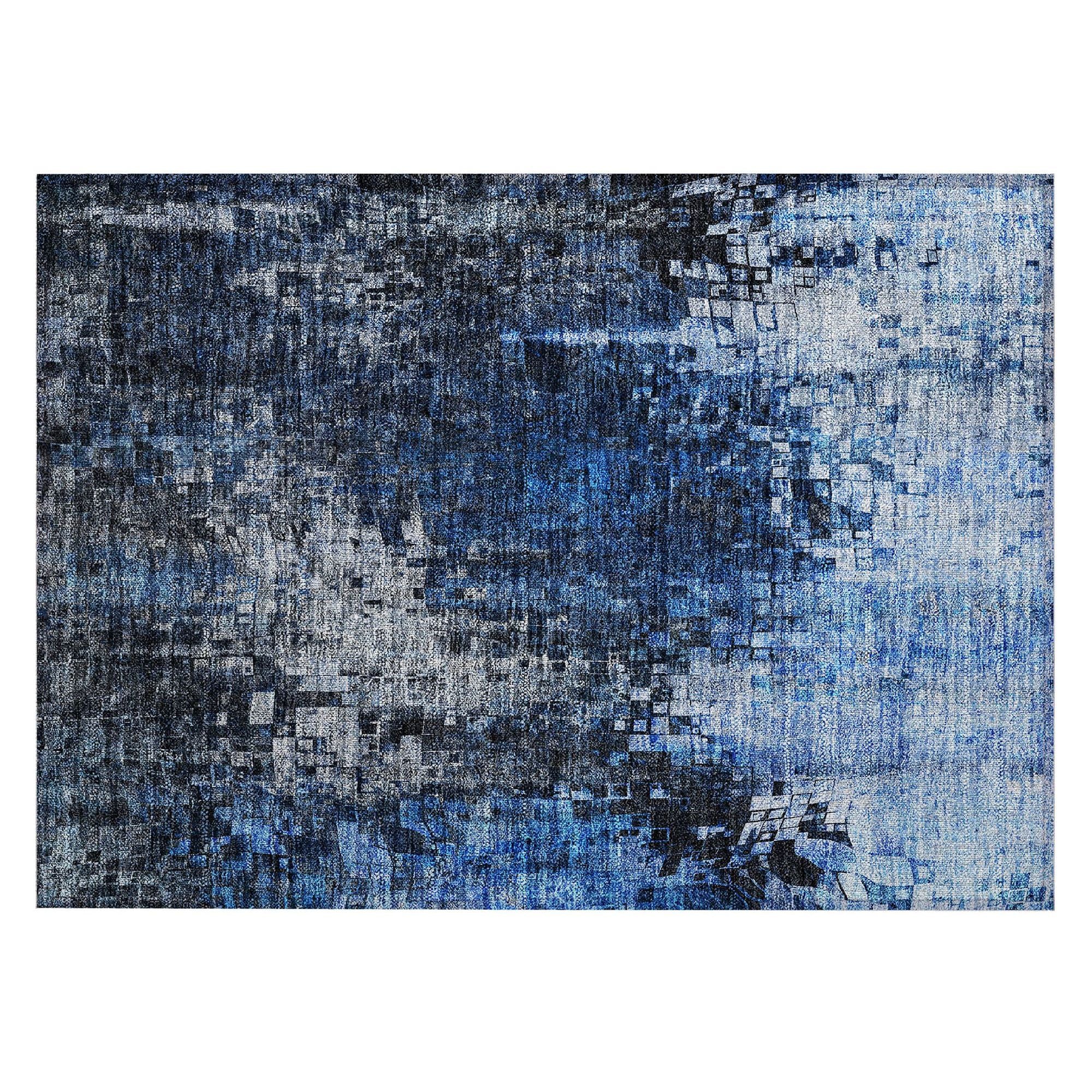 Machine Made ACN581 Blue  Rugs #color_blue 