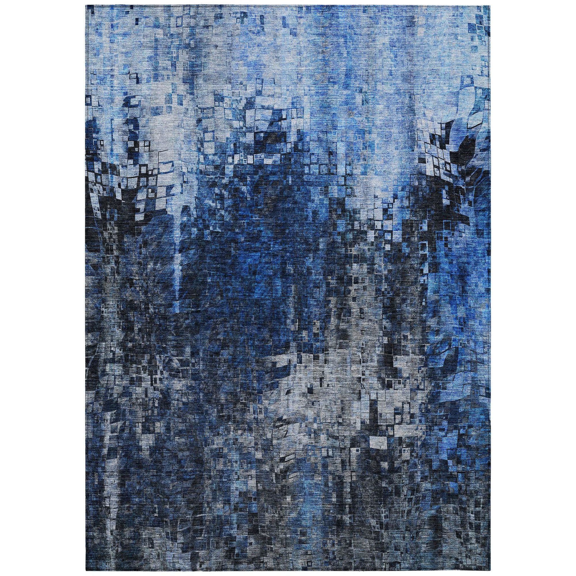 Machine Made ACN581 Blue  Rugs #color_blue 