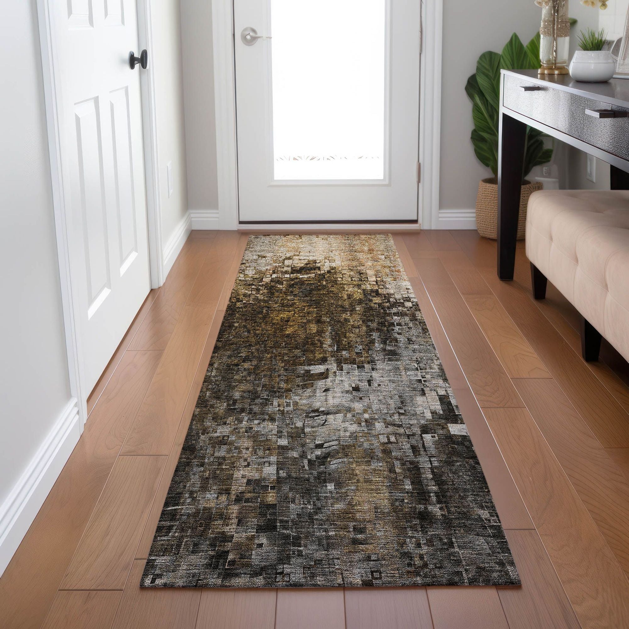 Machine Made ACN581 Brown  Rugs #color_brown 