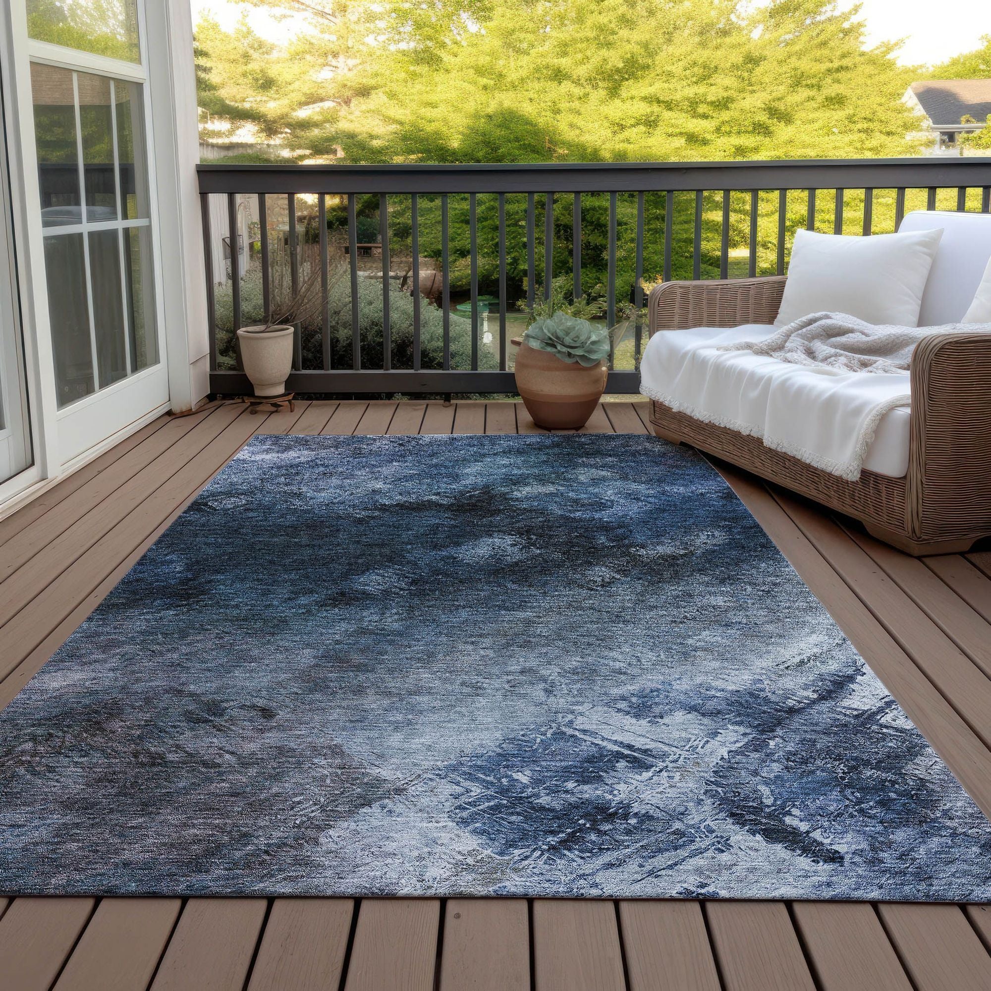 Machine Made ACN590 Blue  Rugs #color_blue 