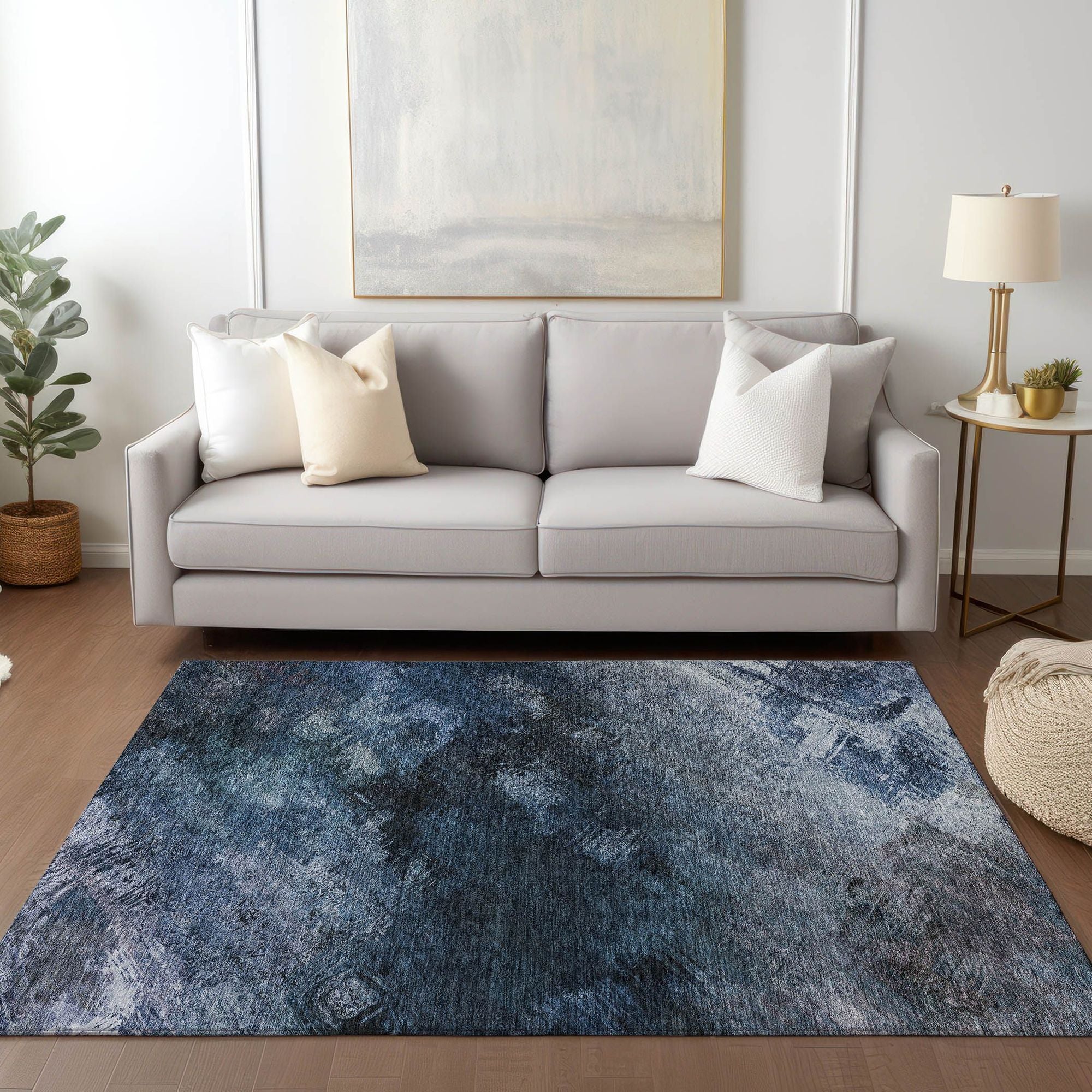 Machine Made ACN590 Blue  Rugs #color_blue 