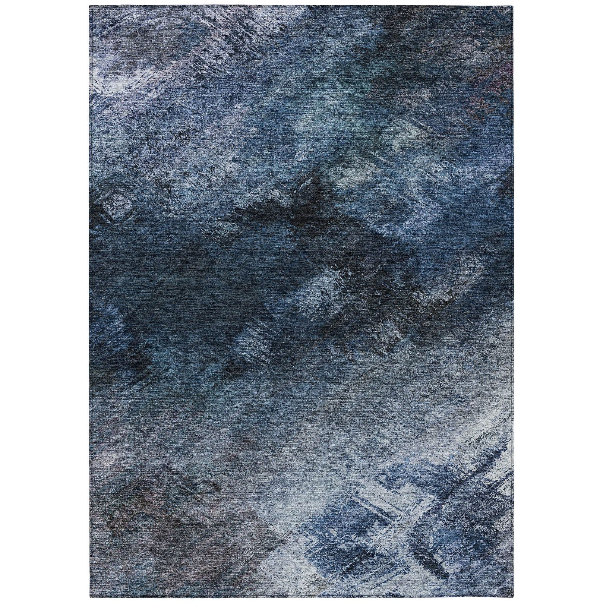 Machine Made ACN590 Blue  Rugs #color_blue 